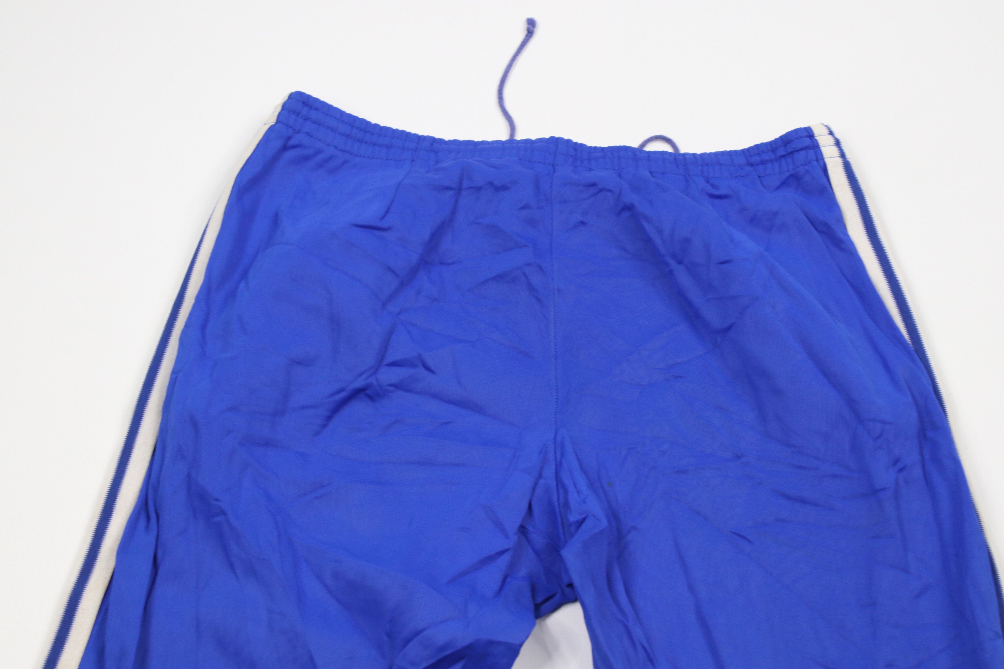 Adidas Vintage 70s Adidas Gusseted Wide Leg Flared Pants Blue Size US 32 / EU 48 - 10 Thumbnail