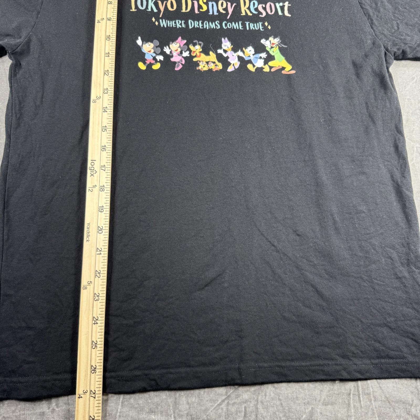 Disney Disney Shirt Unisex L Black Tokyo Size ONE SIZE - 3 Thumbnail