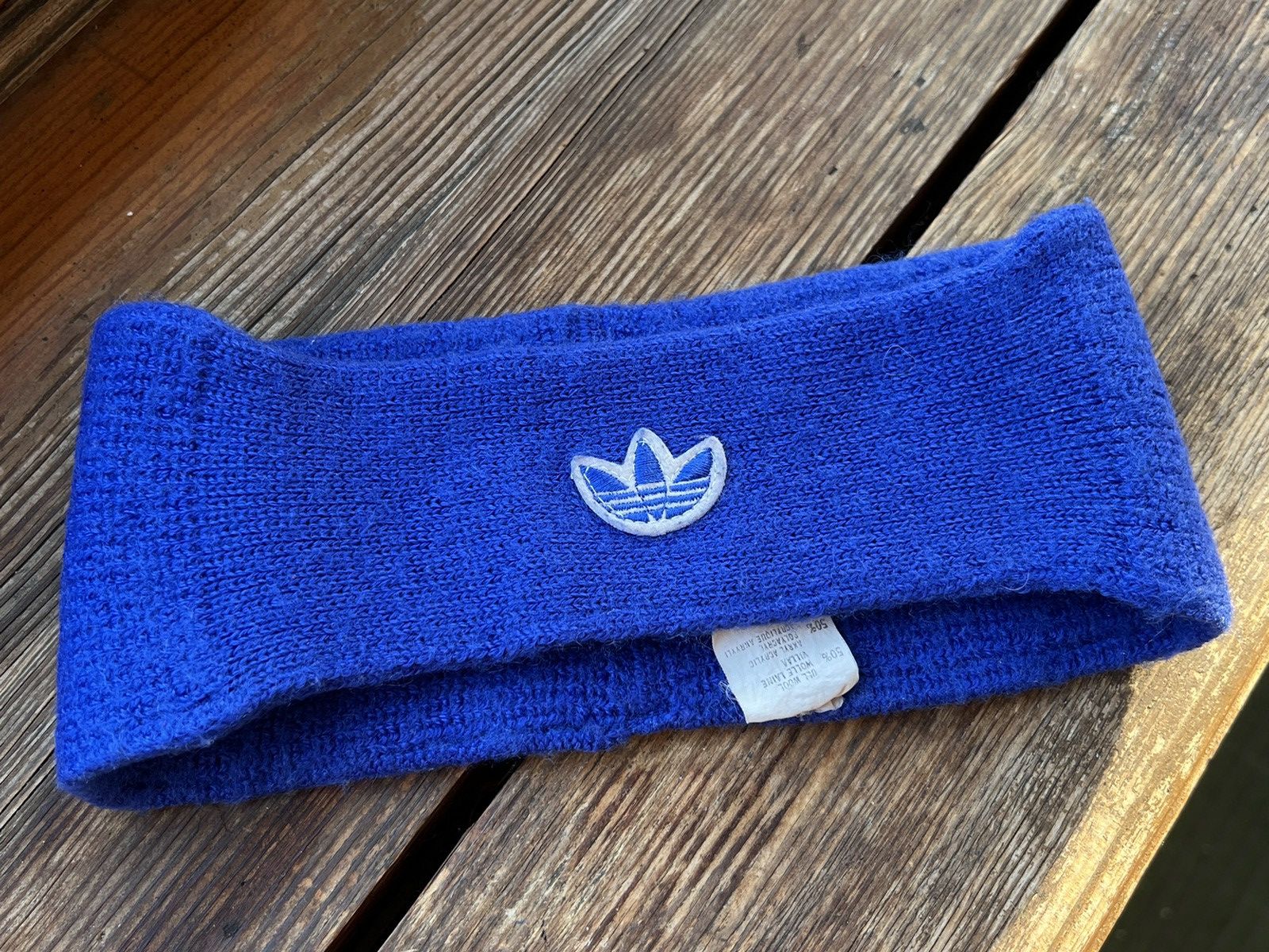 Adidas × Vintage Vintage Headband Beanie Adidas GorpCore Knitted Size ONE SIZE - 2 Thumbnail