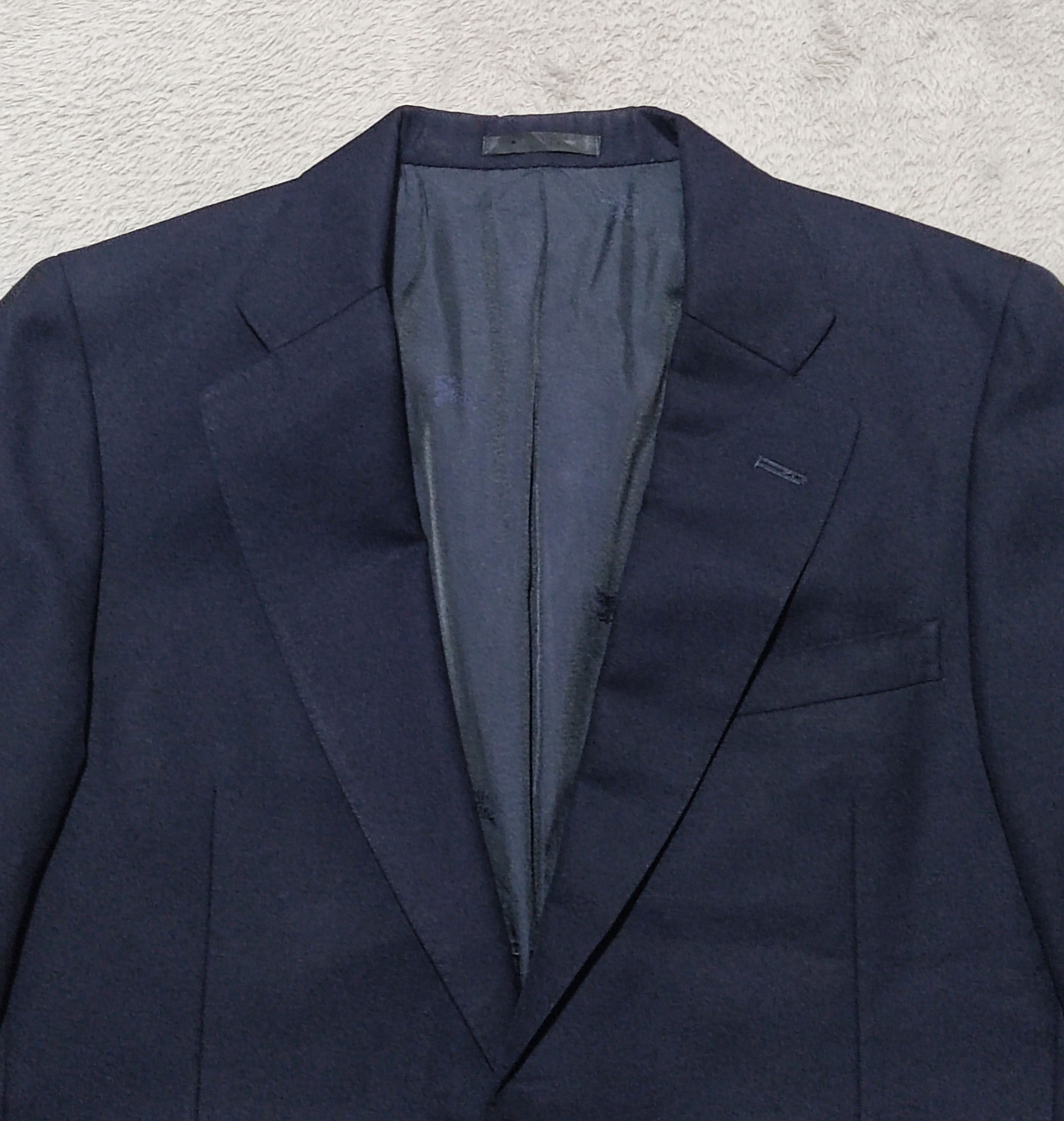 Burberry Prorsum Vintage Burberrys Tasmania Wool Knight Gold Button Blazer Size 40S - 3 Thumbnail
