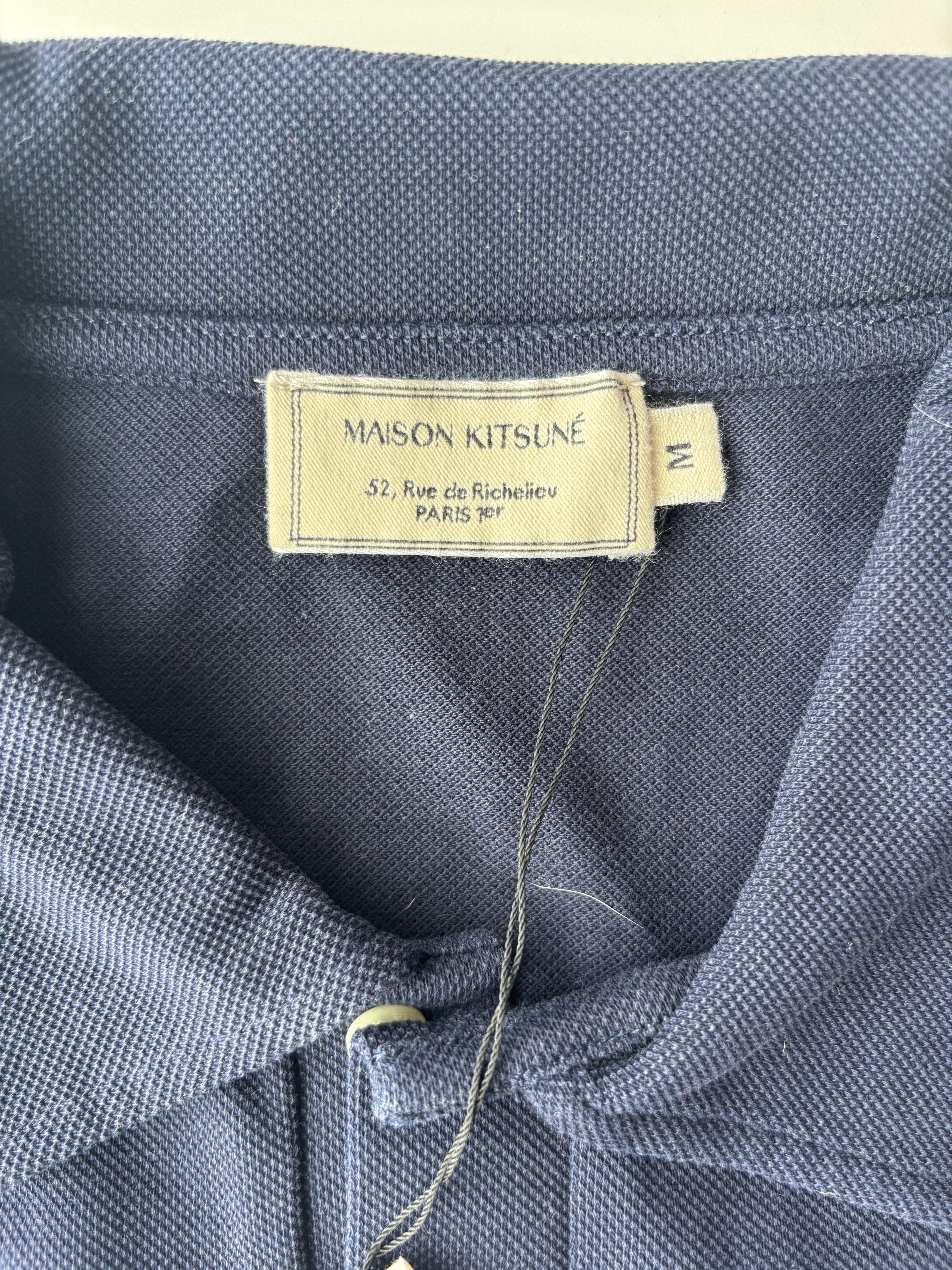 Maison Kitsune Fox Polo Shirt — NWT Size US M / EU 48-50 / 2 - 3 Thumbnail