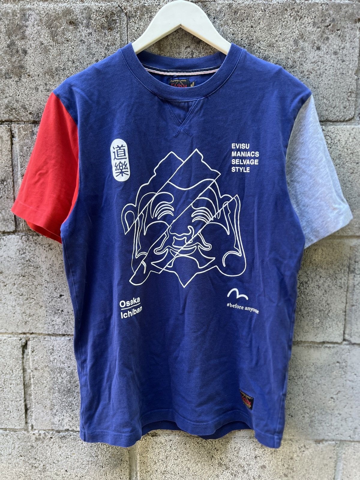 Evisu Evisu Maniacs Selvedge Style Crew Neck Tee Size US M / EU 48-50 / 2 - 2 Thumbnail