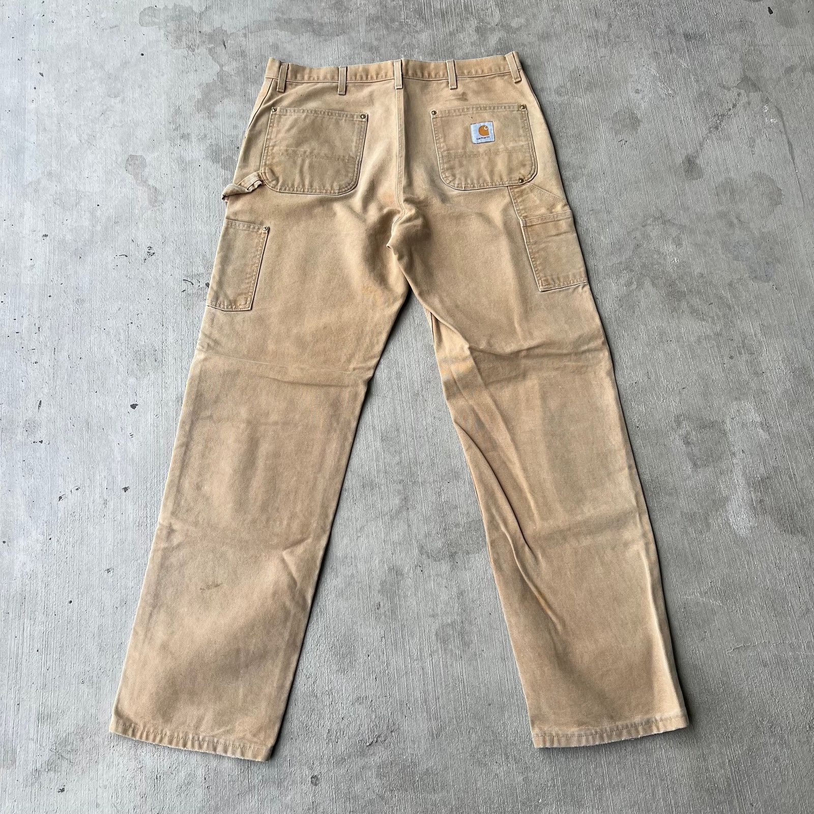 Carhartt × Vintage Carhartt brown double knee work wear carpenter pants Size US 36 / EU 52 - 5 Thumbnail