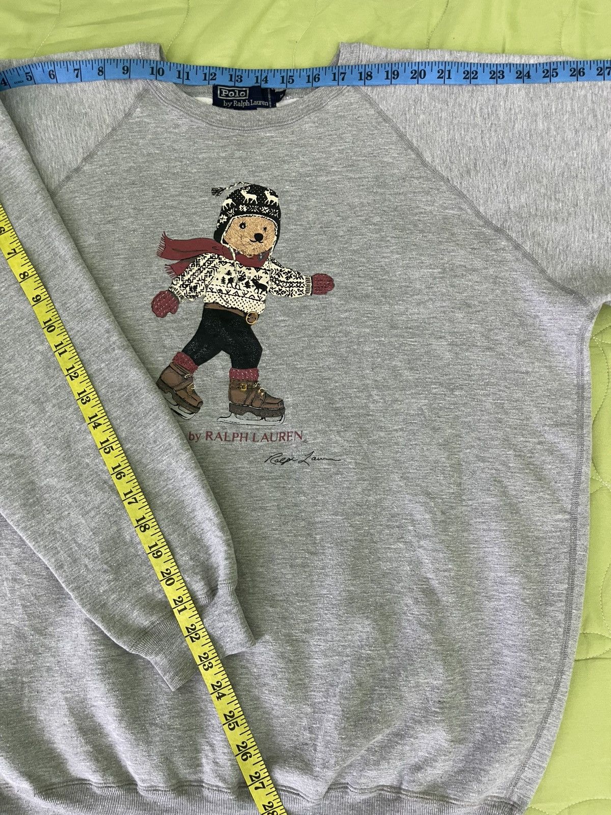 Polo Ralph Lauren Vintage Polo Bear Ice Skating by Ralph Lauren Sweatshirt Size US M / EU 48-50 / 2 - 12 Thumbnail