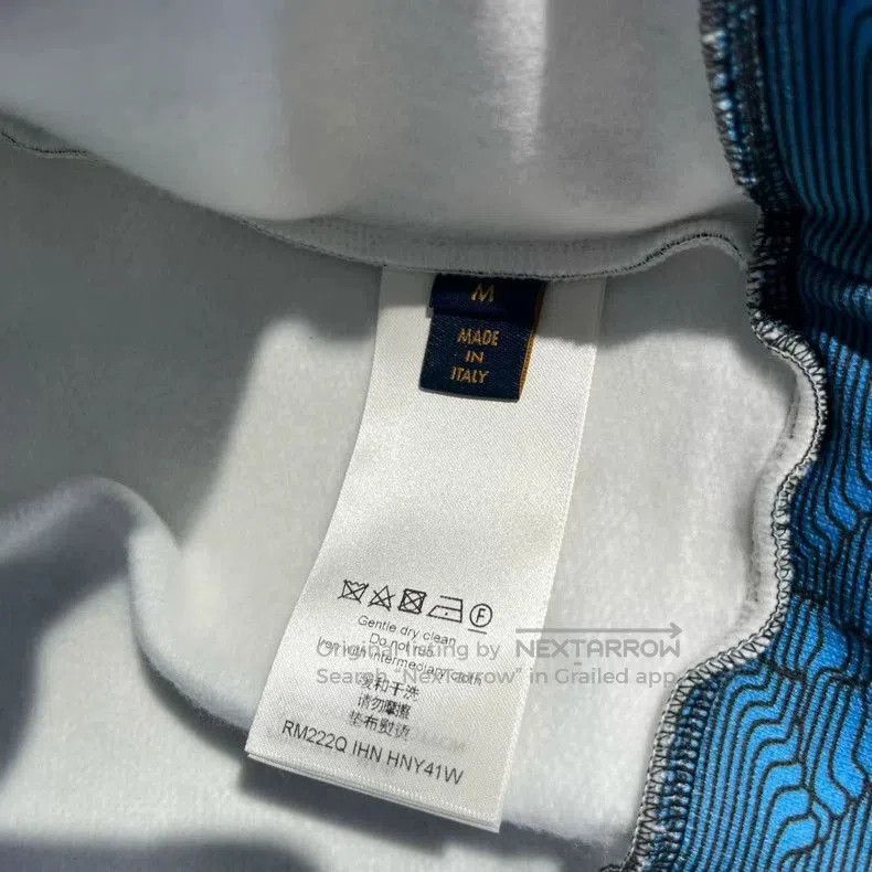 Louis Vuitton Louis Vuitton Blue Logo Print Sweatshirt. Size US M / EU 48-50 / 2 - 3 Thumbnail