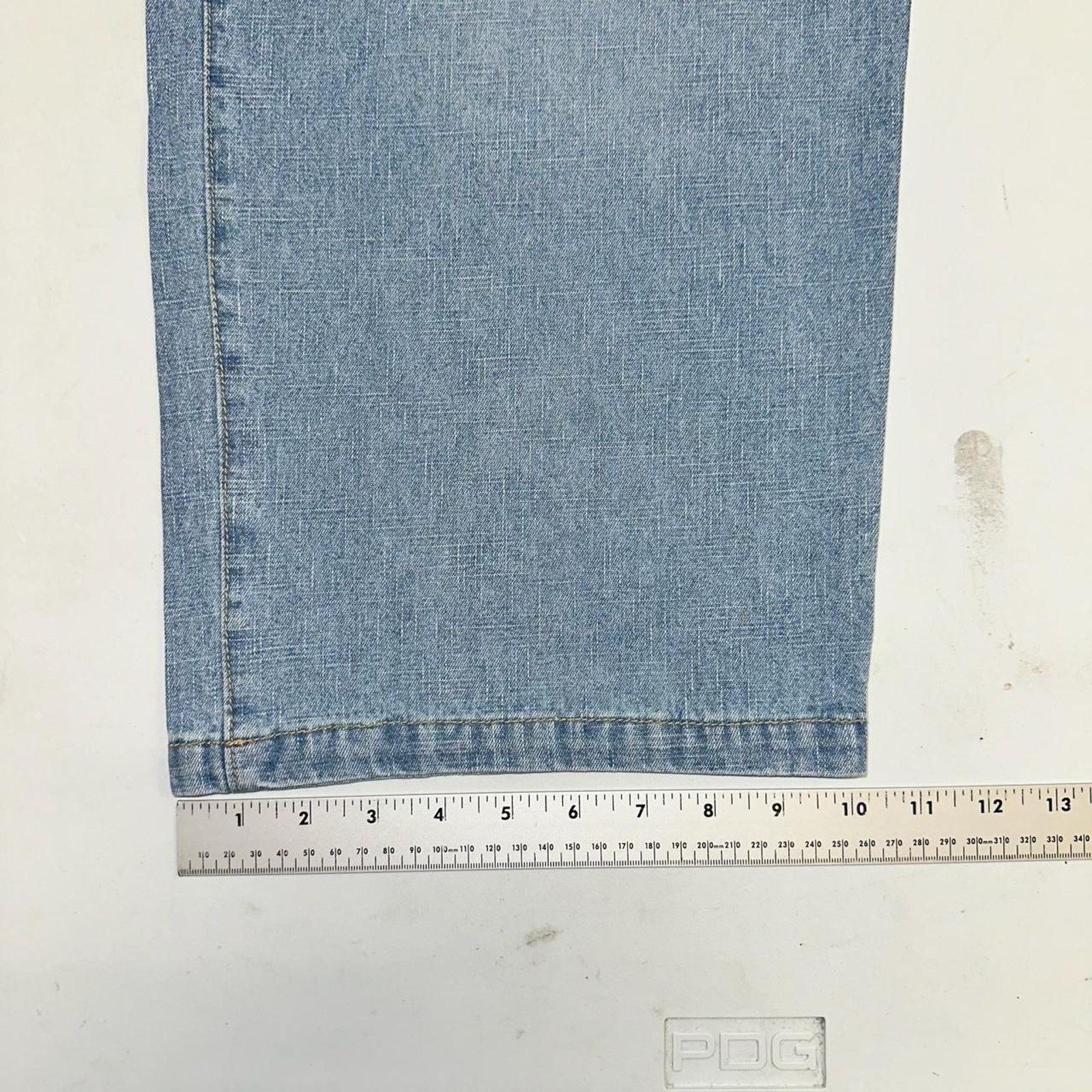 Vintage Vintage baggy y2k xclusive light blue unique embroidered Size US 36 / EU 52 - 6 Thumbnail