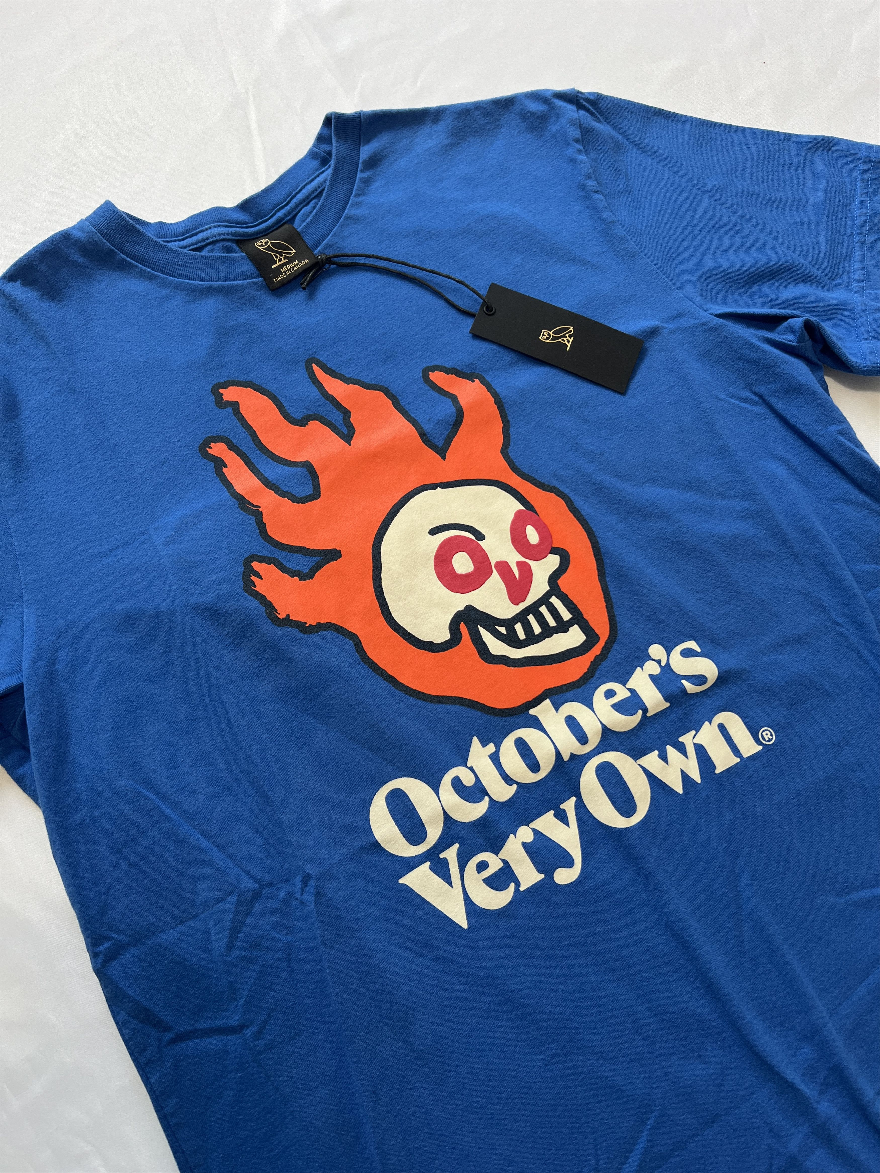 Drake 🦉 💀 🔥OVO HOT SKULL T-SHIRT TEE Size US M / EU 48-50 / 2 - 2 Thumbnail