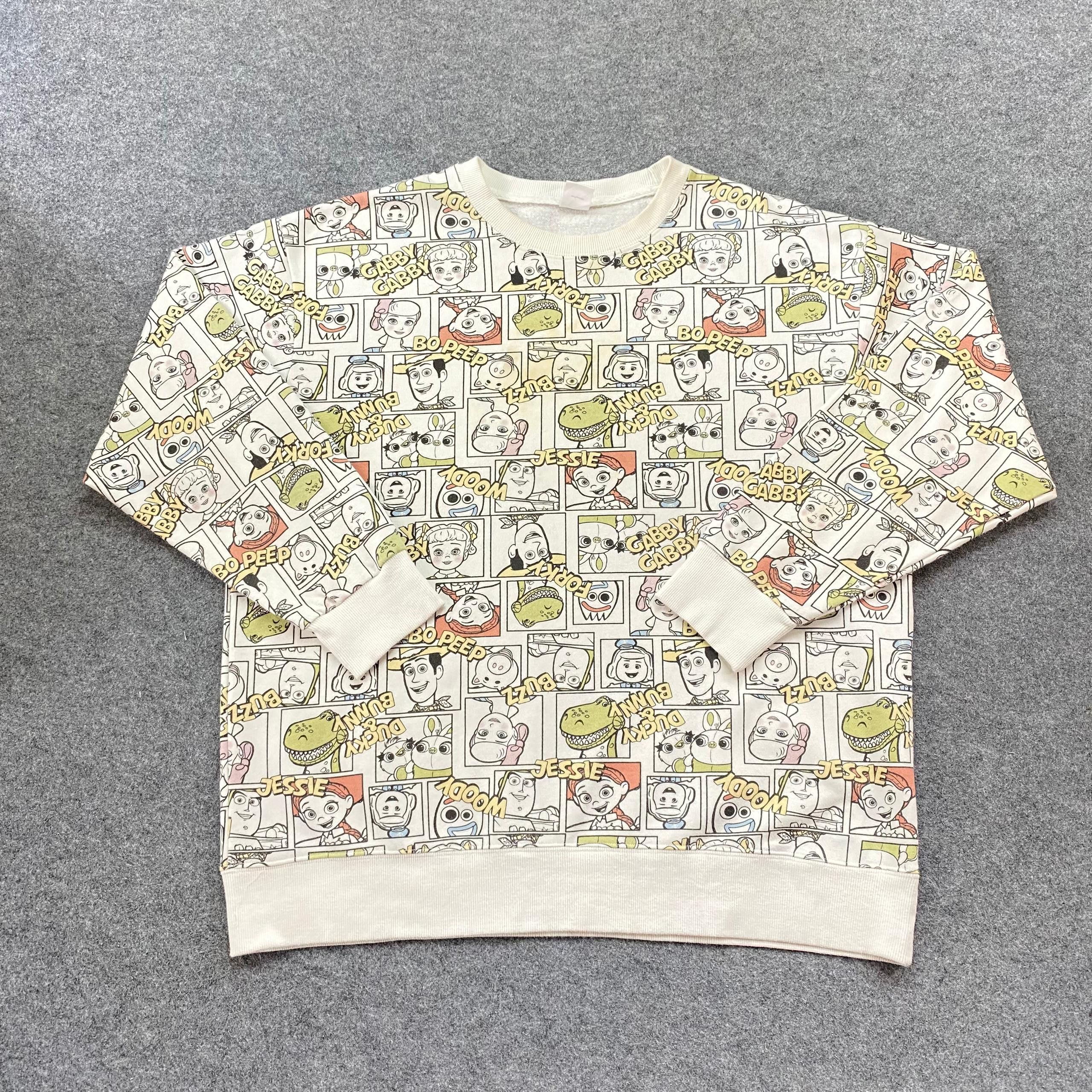 Disney Vintage Disney Pixer Overprint Sweatshirt Size US XL / EU 56 / 4 - 1 Thumbnail