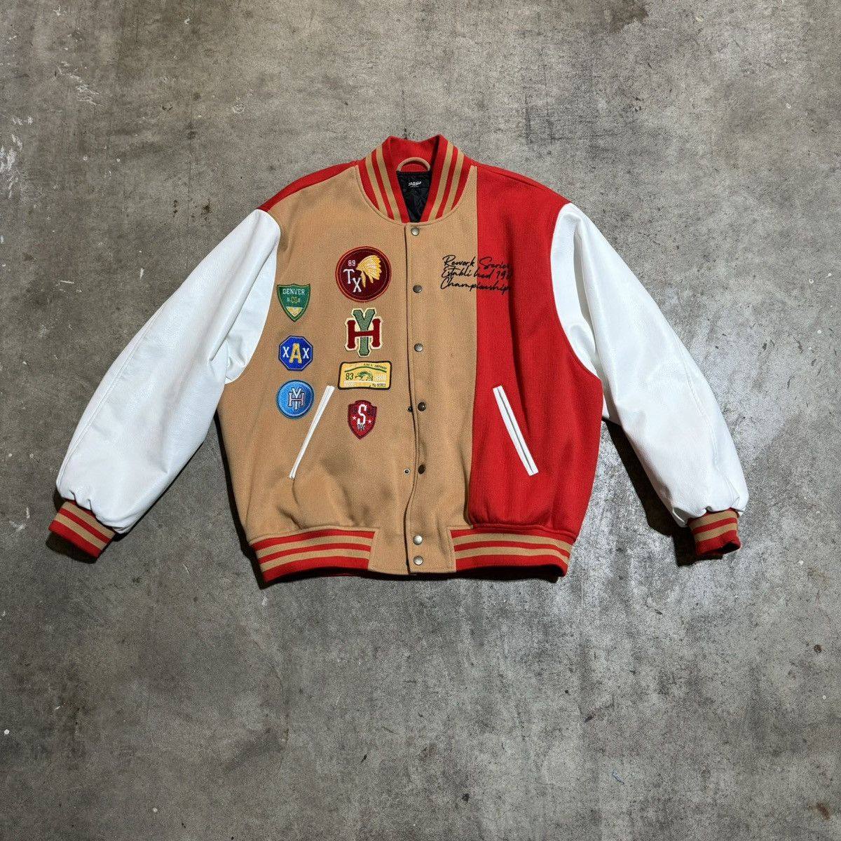Jaded London Jaded London Varsity Jacket “Rework Series” Size L Grailed