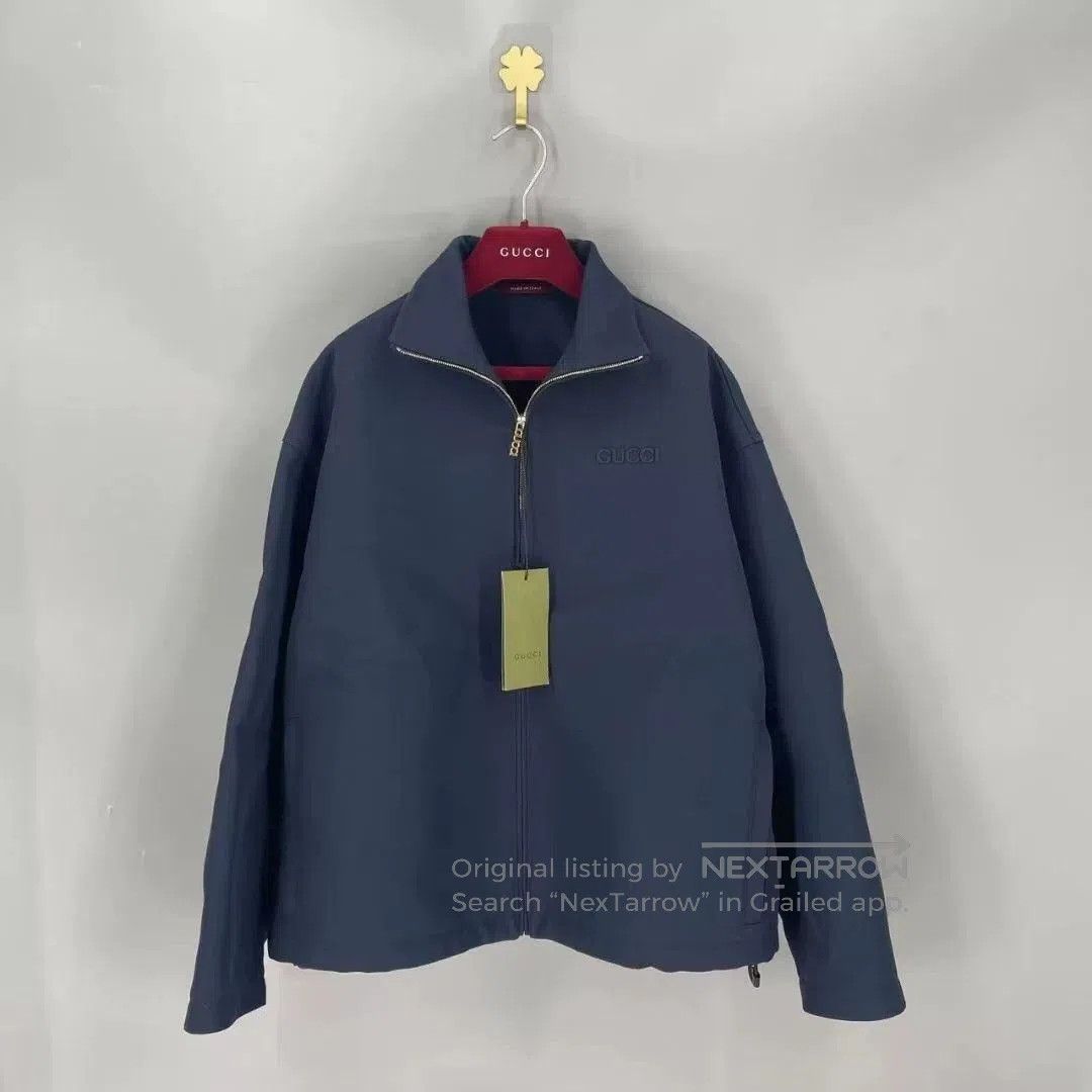 Gucci gucci embroidered logo long sleeve jacket. Size US M / EU 48-50 / 2 - 1 Thumbnail
