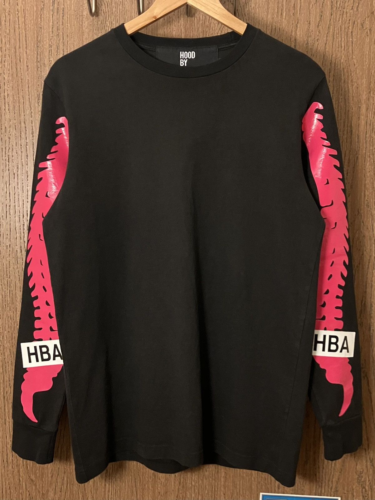 Hood By Air HBA Hood By Air X-Ray Skeleton Zipper Long Sleeve T