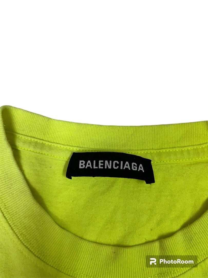 Balenciaga × Designer Balenciaga 2018 logo tab t-shirt Size US S / EU 44-46 / 1 - 9 Thumbnail