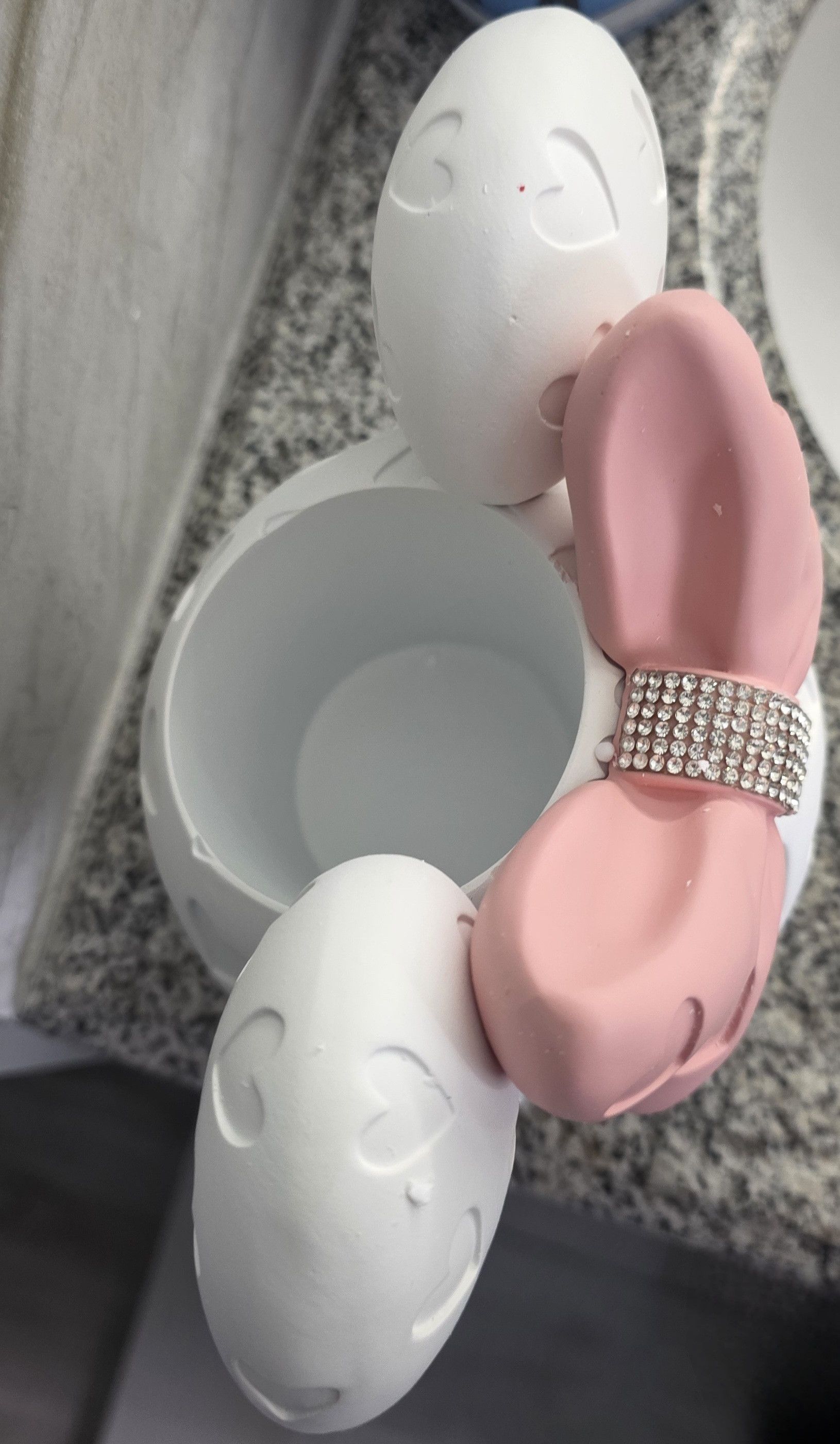 Disney New Disney Jay Rhinestone White Minnie Mouse Makeup Tumbler Size ONE SIZE - 3 Thumbnail