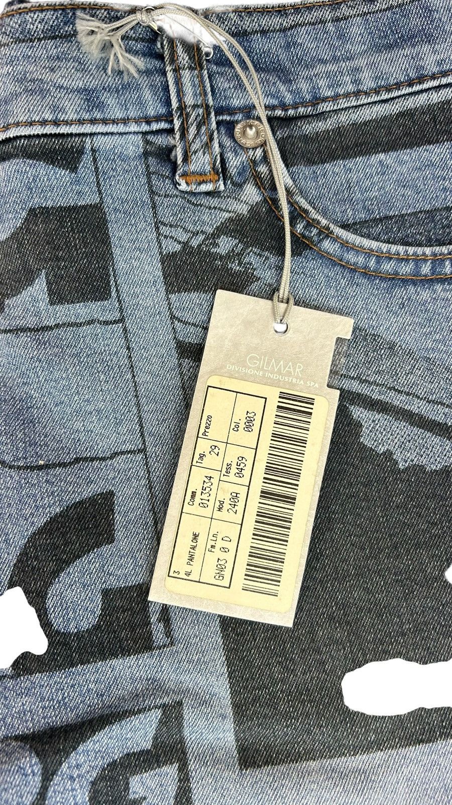 Iceberg Deadstock 90s Iceberg old school Jeans Comic Strip Print - Size 27" / US 4 / IT 40 - 9 Thumbnail