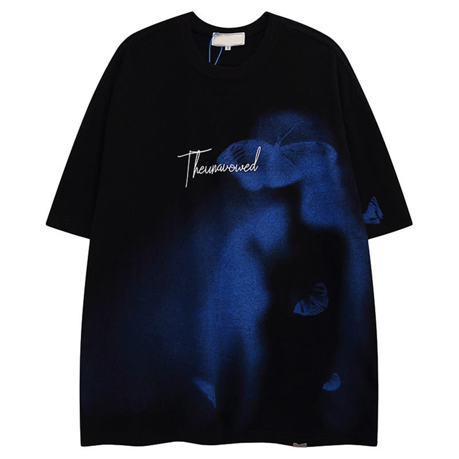Japanese Brand Artistic Graphic Oversized T-Shirt Size US M / EU 48-50 / 2 - 4 Thumbnail