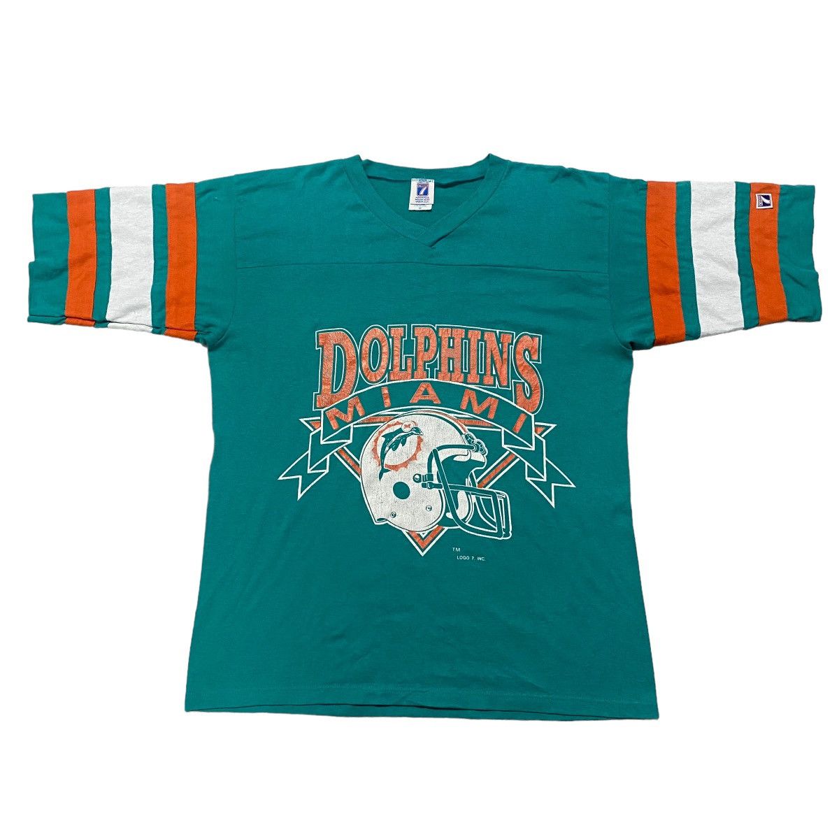 Vintage Vintage 90s Miami Dolphins Shirt Size US M / EU 48-50 / 2 - 1 Thumbnail