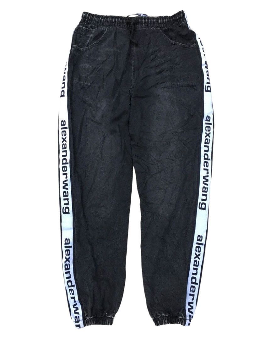 パンツ Alexander Wang Denim Joggers Alexander Wang Alexander Wang denim jogger side Logo | Grailed