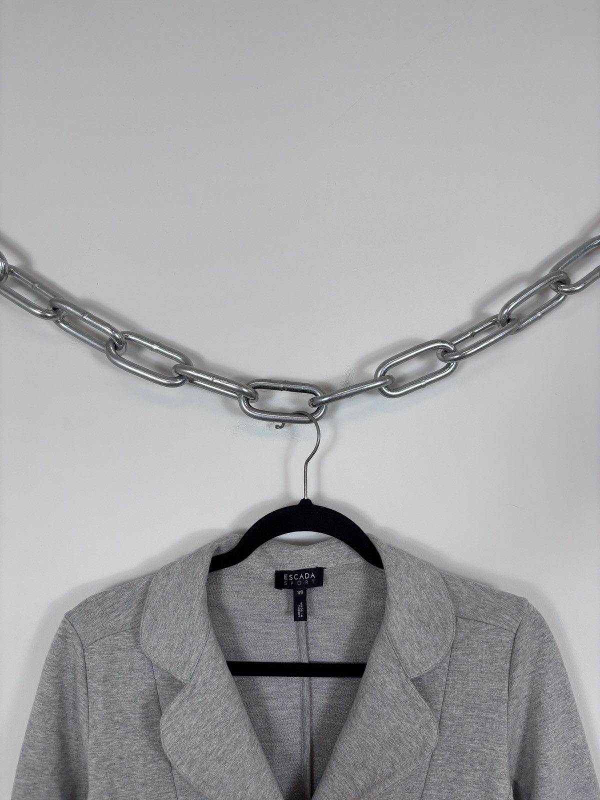 Escada Sport Escada Sport Women’s Grey 3-Buttons Blazer Jacket Size S / US 4 / IT 40 - 3 Thumbnail