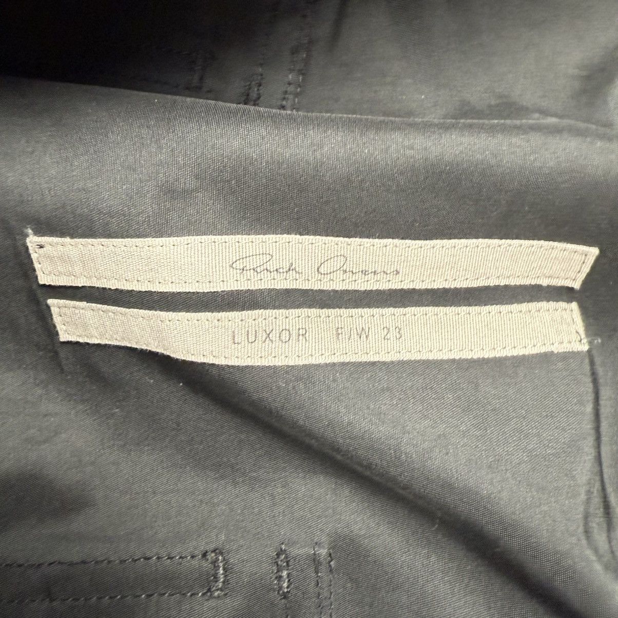 Rick Owens Rick Owens FW/23 Luxor Cargo Nylon ‘Black’ Pants Size US 34 / EU 50 - 5 Thumbnail