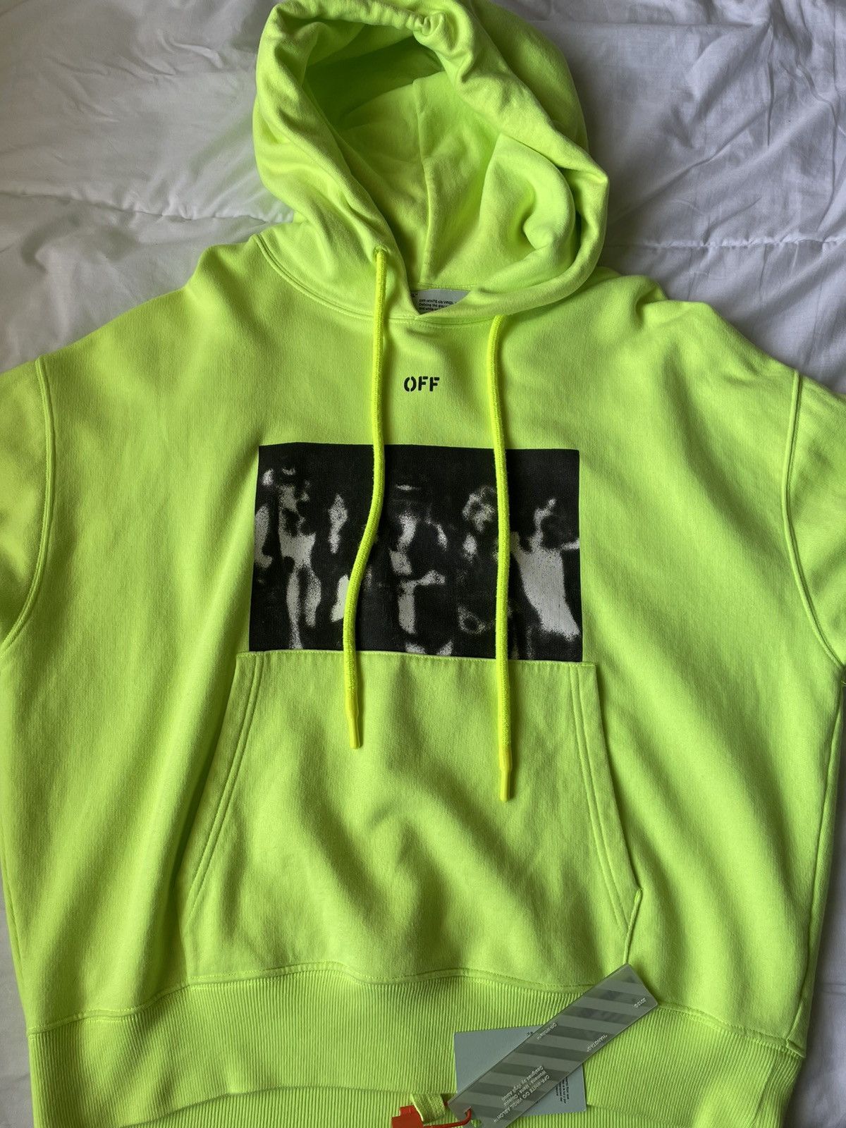 Off White OFF WHITE NEON SPRAY PAINT HOODIE Grailed