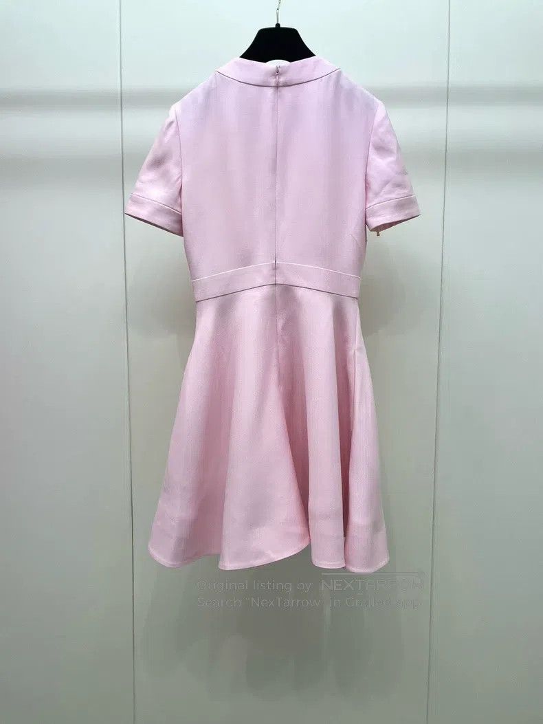 Valentino Valentino Pink bow dress Size M / US 6-8 / IT 42-44 - 2 Thumbnail