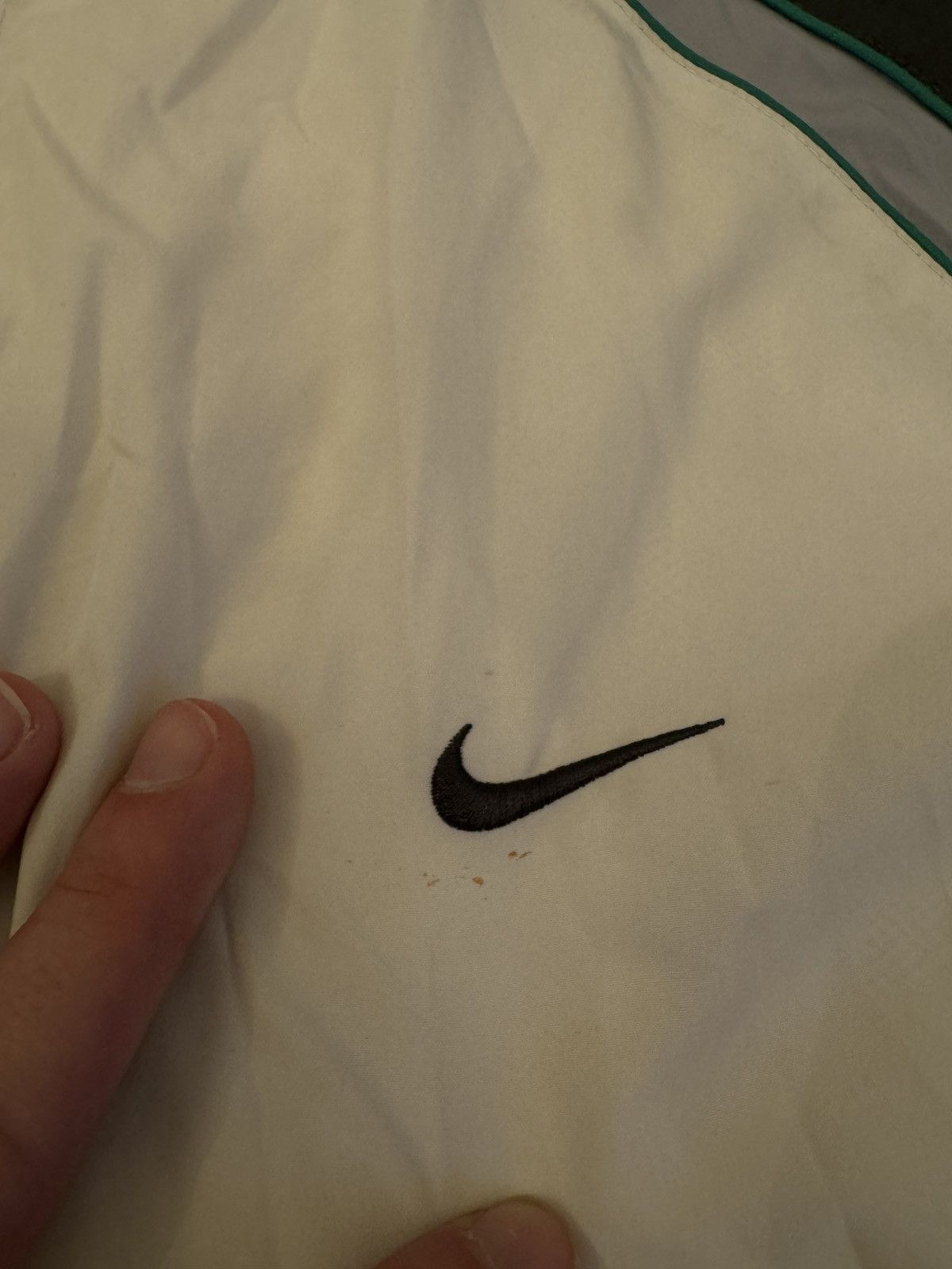 Nike × Vintage Nike Swoosh Vintage 00s Windbreaker Jacket Logo Boxy Size US M / EU 48-50 / 2 - 5 Thumbnail