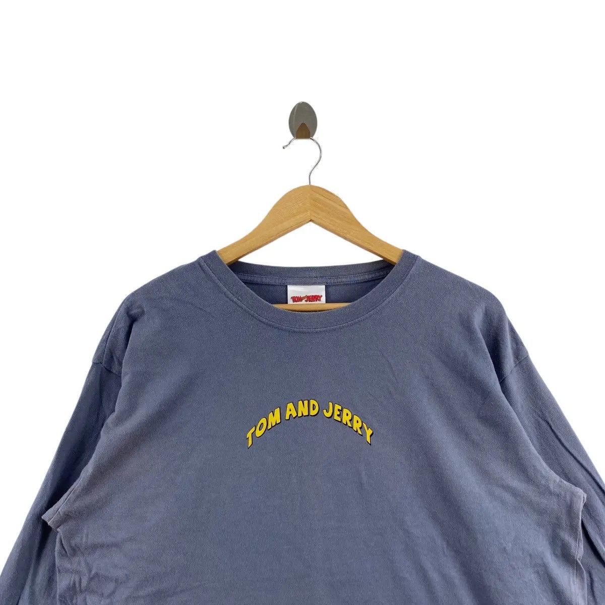 Vintage TOM & JERRY CARTOON I Love Cheese Baggy Tee Shirt Top Size 3XL / US 20-22 - 3 Thumbnail