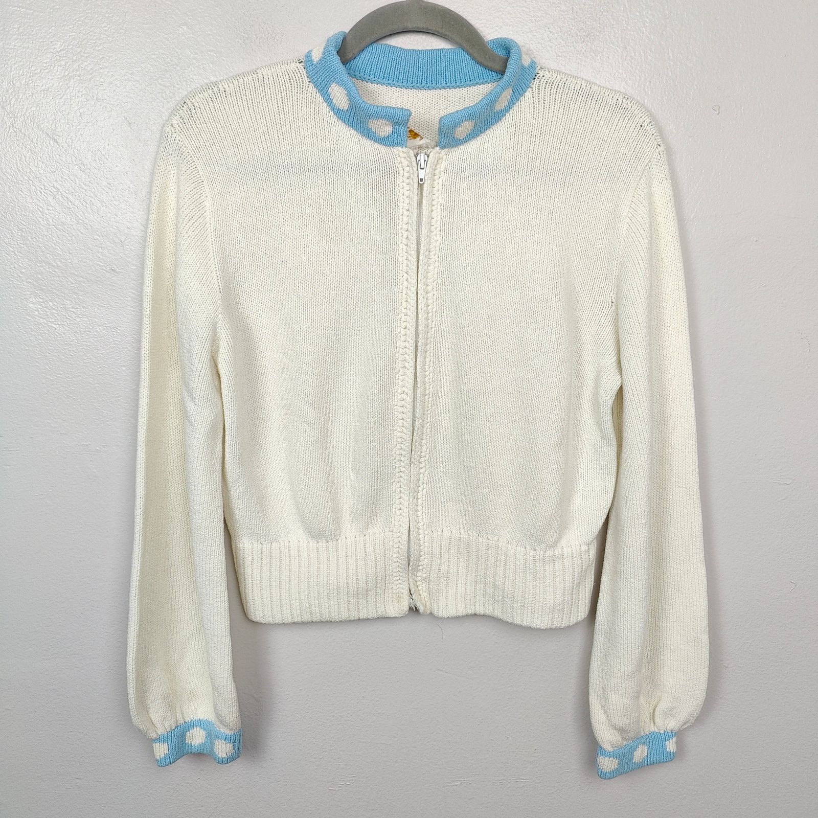 Other Vintage Tennisknit by Hampton Court Cardigan Sweater Medium Size M / US 6-8 / IT 42-44 - 1 Thumbnail