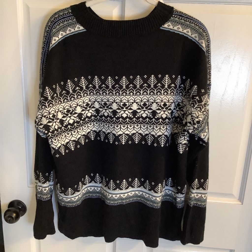 Tommy Hilfiger Unisex Tommy Hilfiger Black & White Sweater Size L Size L / US 10 / IT 46 - 8 Thumbnail