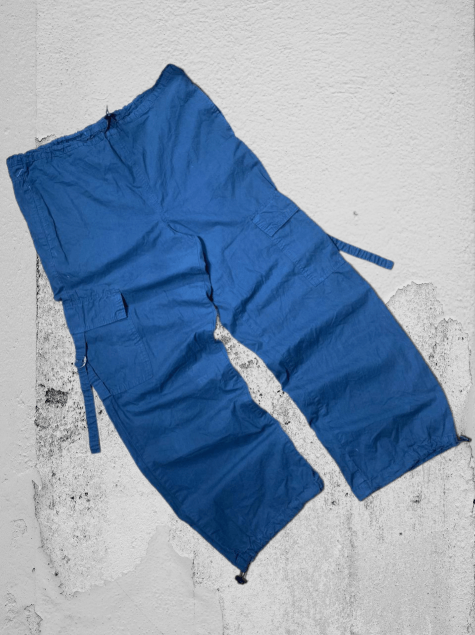 Jean Cargo Utility Multi Pocket Baggy Blue Denim Jeans Size US 34 / EU 50 - 1 Thumbnail