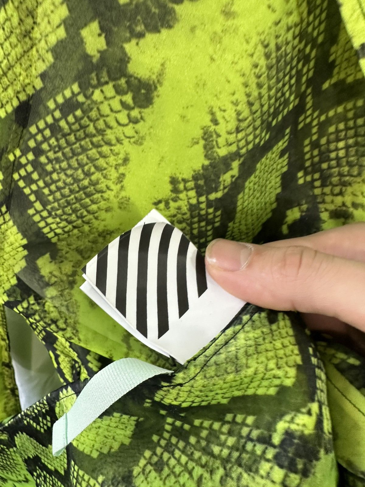 Off-White Off White Snakeskin Trench Coat Size S / US 4 / IT 40 - 7 Thumbnail