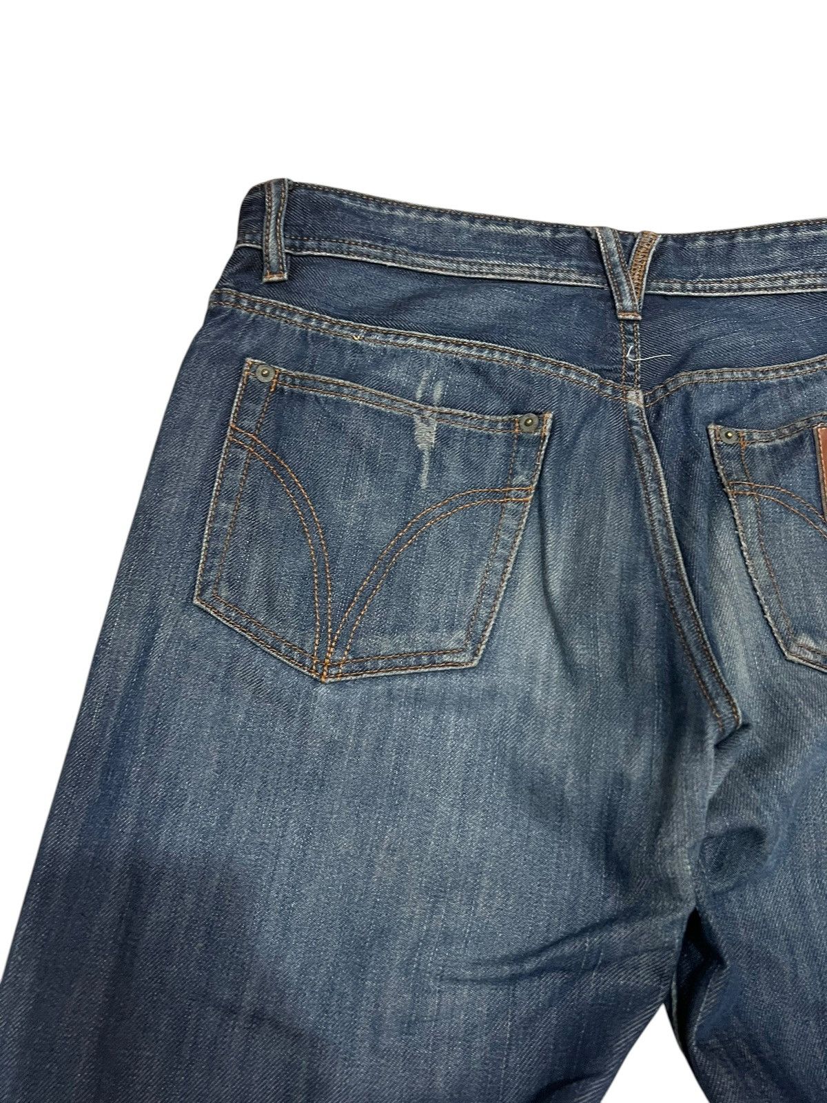 Dolce & Gabbana Vintage Dolce & Gabbana Distress Jean Size US 31 - 14 Thumbnail