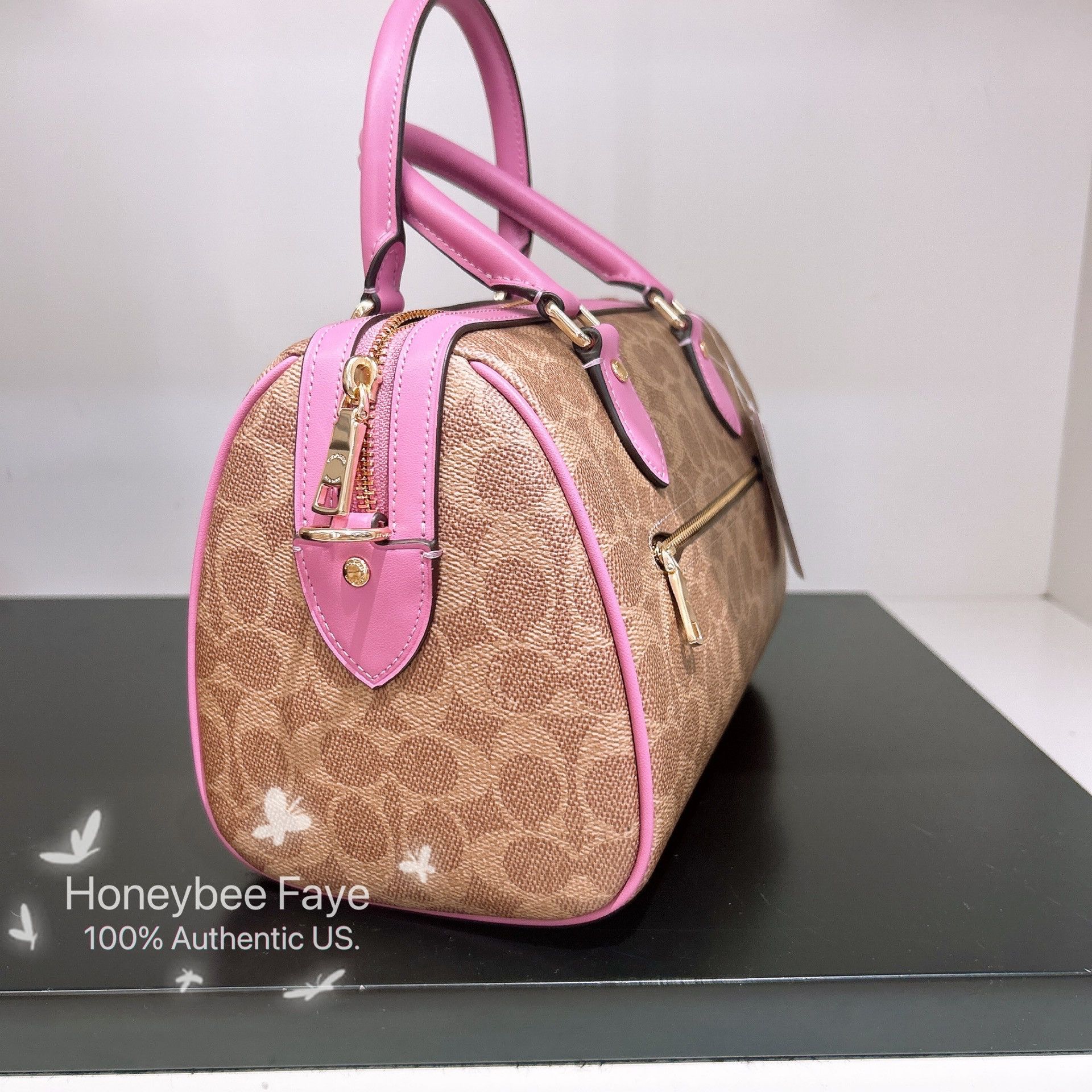 Coach Rowan Satchel Bag In Signature Canvas CV961 Size ONE SIZE - 3 Thumbnail