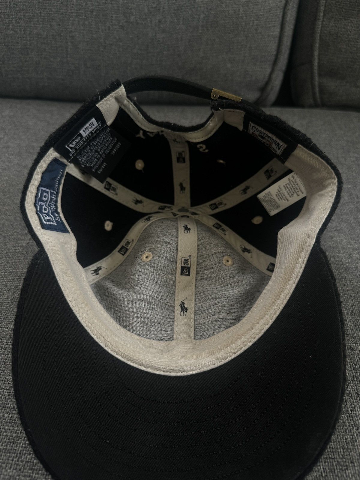 New Era × Polo Ralph Lauren Ralph Lauren x New Era Wool Black Cap Size ONE SIZE - 4 Thumbnail