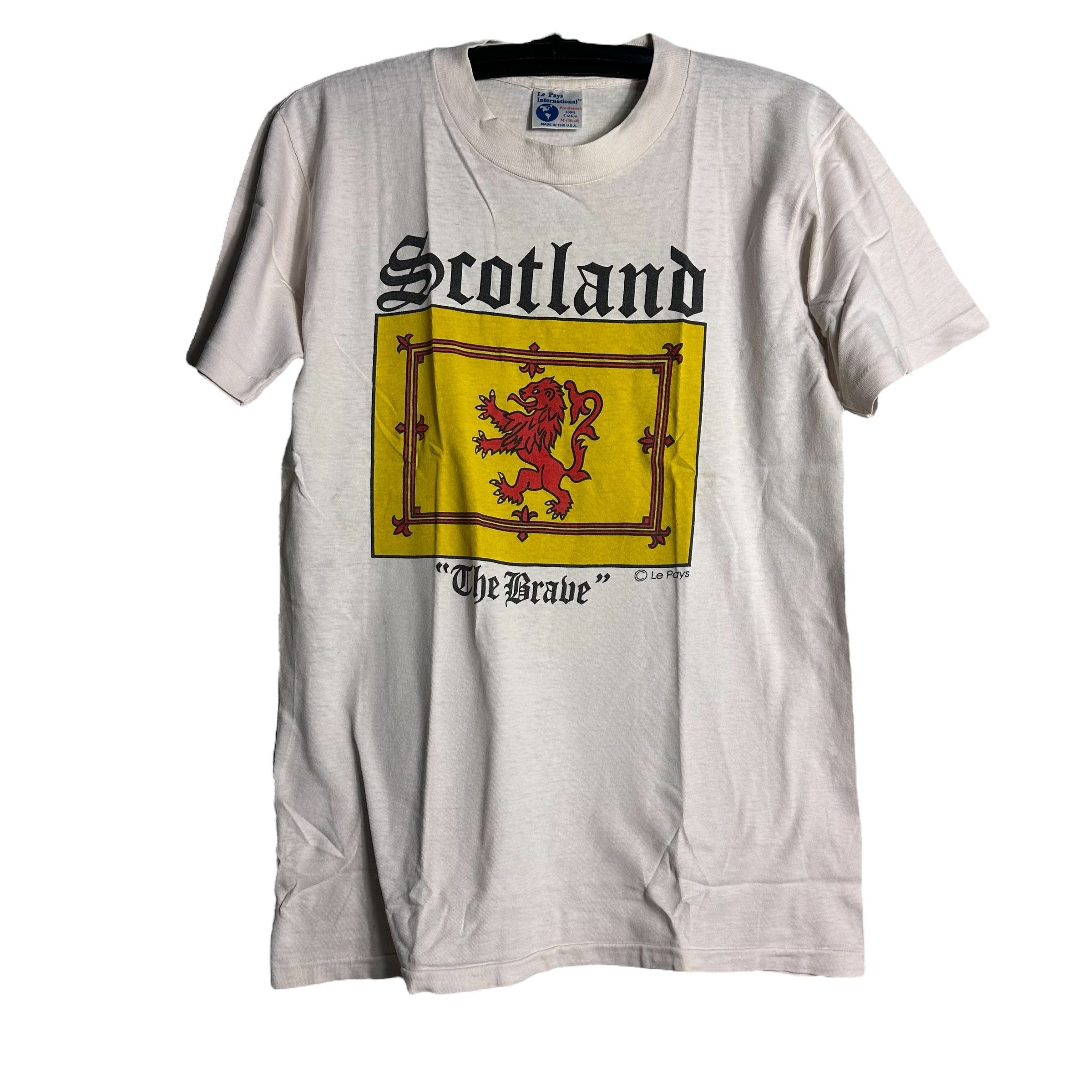 Vintage 🔥RARE🔥Vintage Scotland Le Pays International T-Shirt Size US M / EU 48-50 / 2 - 1 Thumbnail