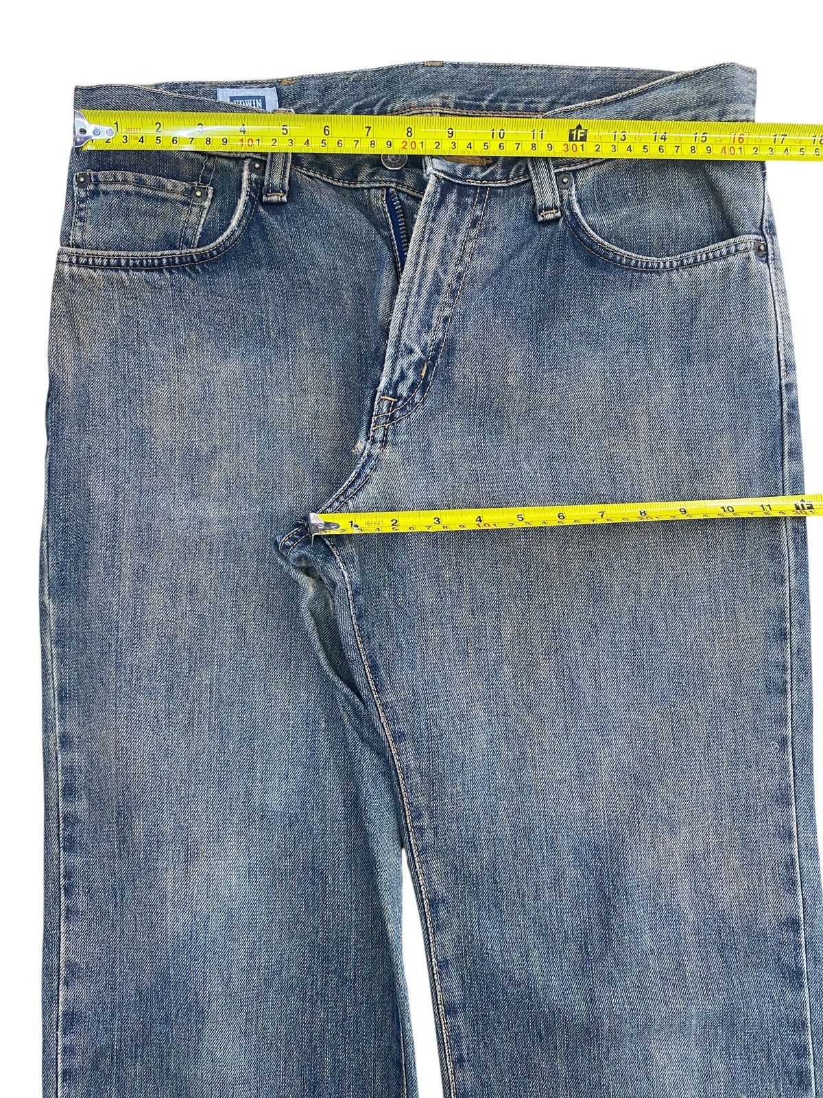 Edwin Vintage Edwin Blue Wash Style Straight Leg Jeans Size US 32 / EU 48 - 5 Thumbnail