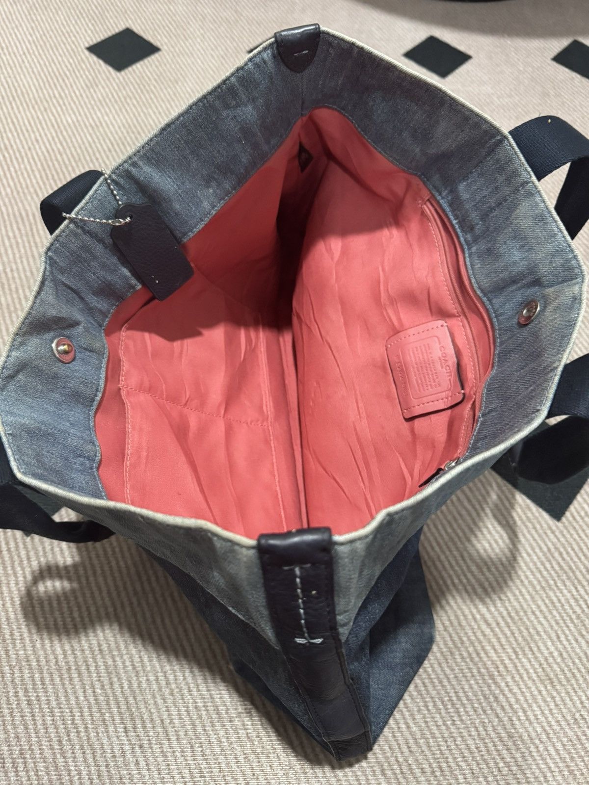 Coach × Vintage COACH Tote bag denim Size ONE SIZE - 12 Thumbnail