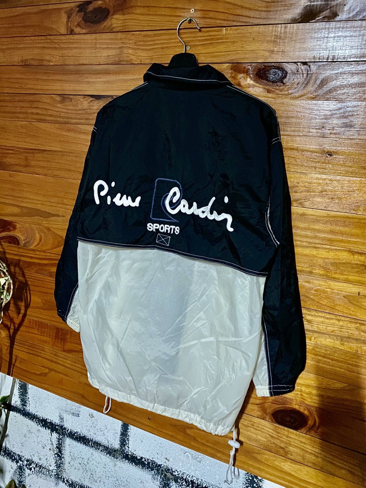 Pierre Cardin Vintage Pierre Cardin Sports 2Tone Nylon Windbreaker Jacket Size US M / EU 48-50 / 2 - 12 Thumbnail