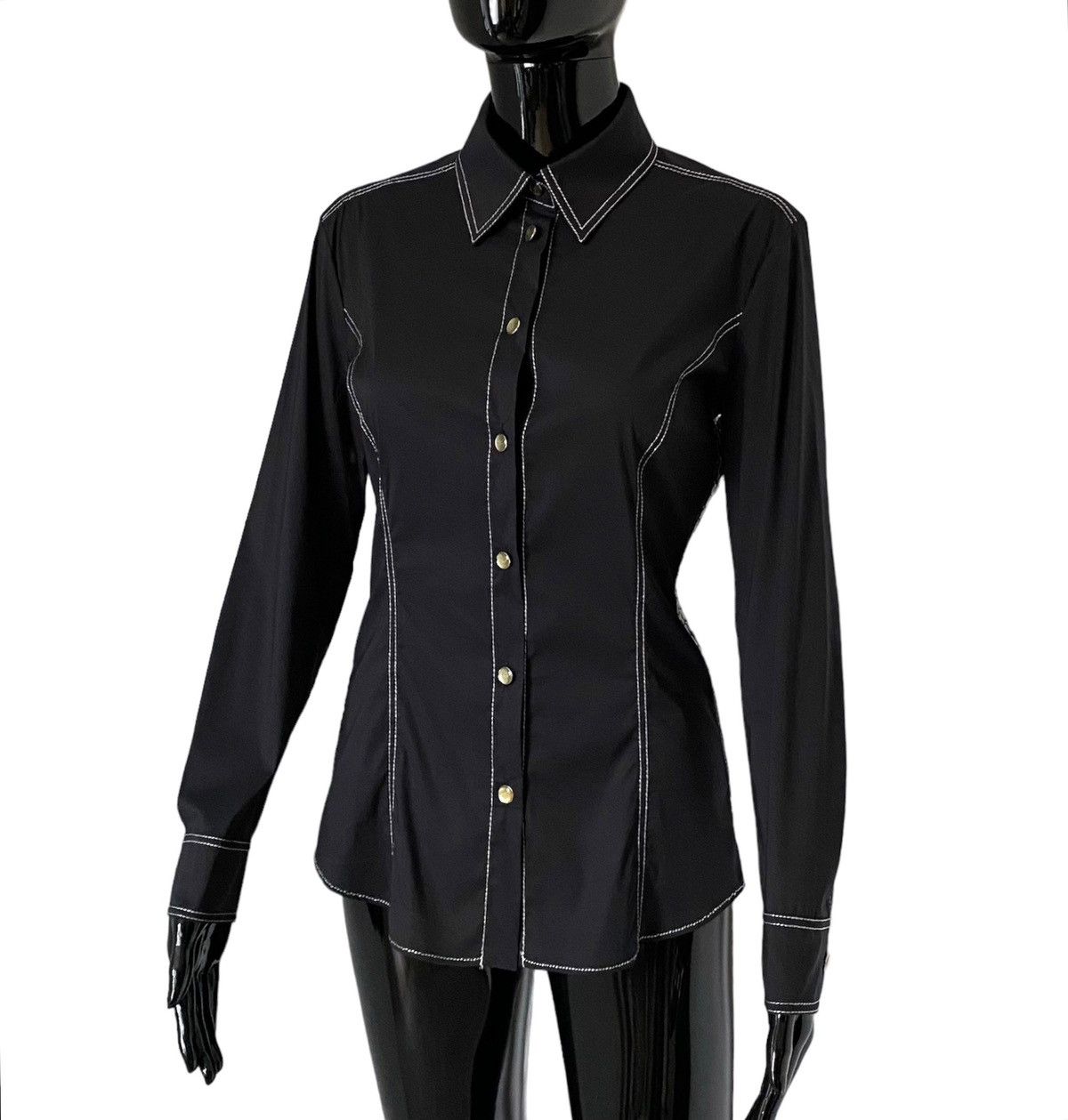 Versace Jeans Couture Vintage Versace Jeans Couture Sequin Embellished Shirt Size S / US 4 / IT 40 - 3 Thumbnail