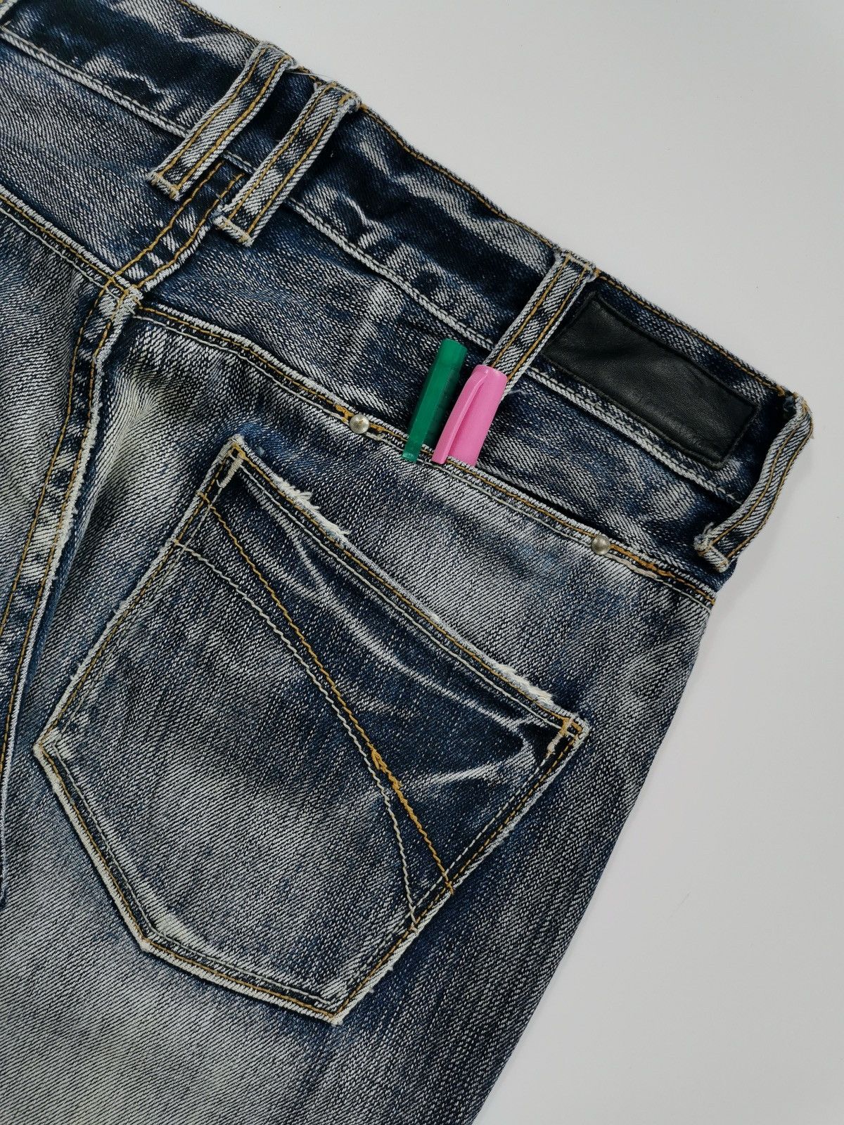 Boycott Boycott Japan Broken Twill Faded Denim Jeans Size US 32 / EU 48 - 13 Thumbnail
