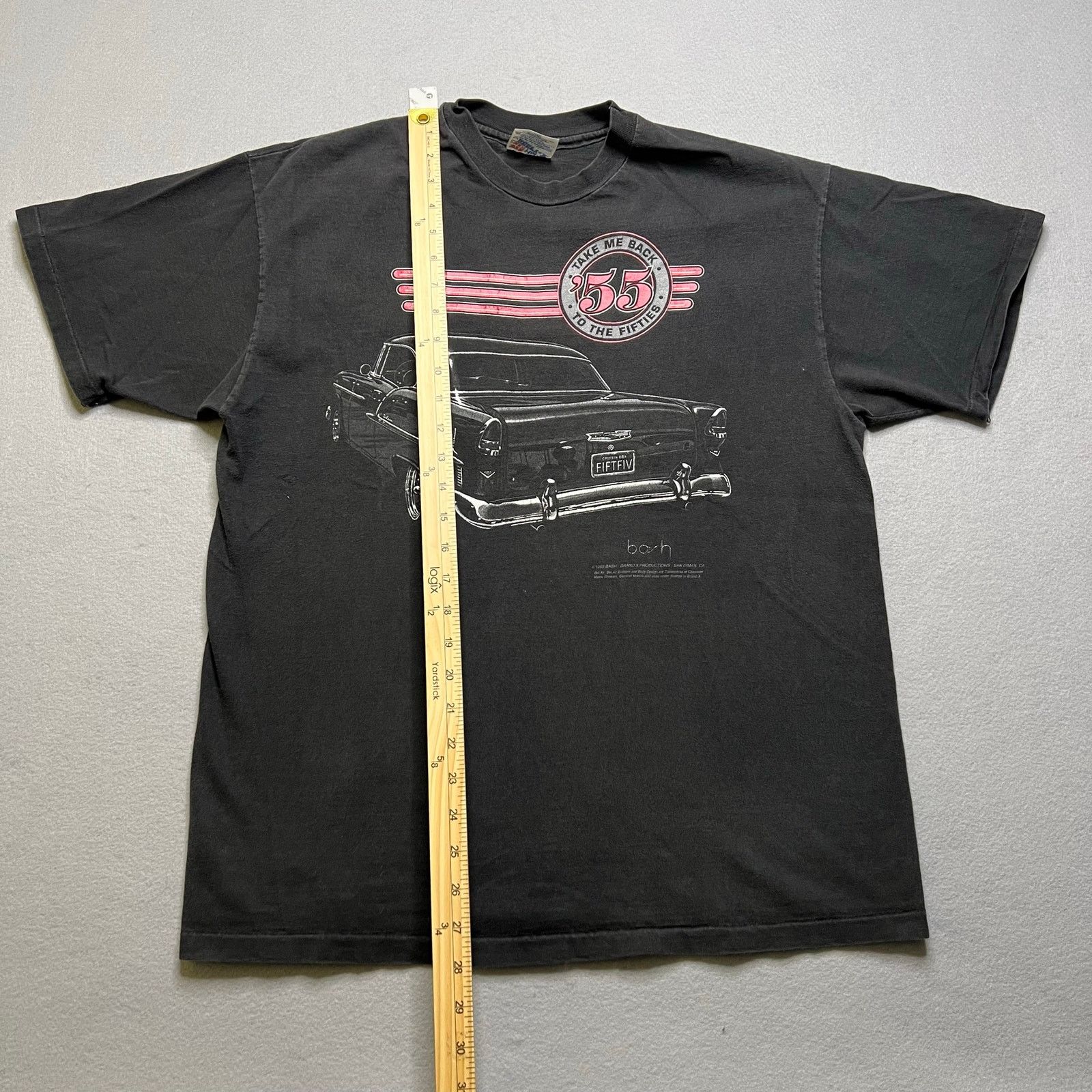 Hanes Vintage 1993 Take Me Back ‘55 Chevrolet Car T Shirt USA L Size US L / EU 52-54 / 3 - 6 Thumbnail