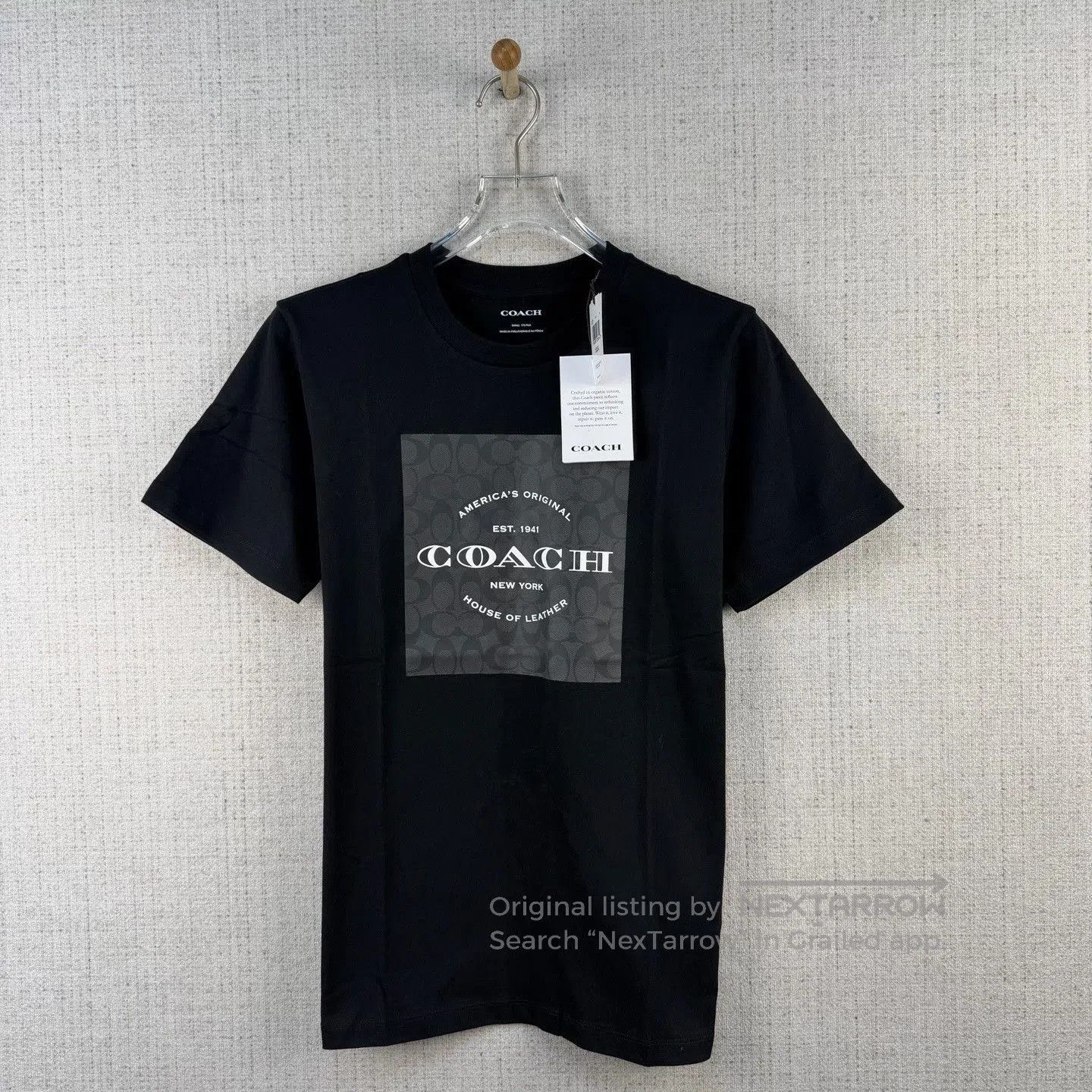 Coach COACH SS24 Square Letter Print Crewneck Tee. Size US S / EU 44-46 / 1 - 1 Thumbnail