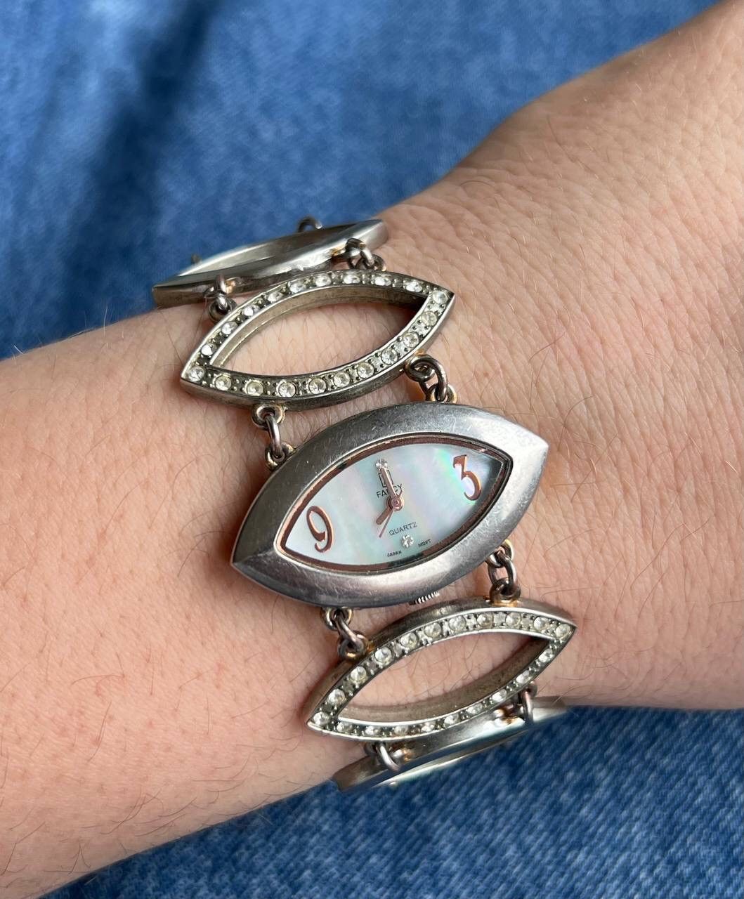 Japanese Brand × Vintage Vintage Japanese style futuristic Link ⛓ Metal Watch Size ONE SIZE - 8 Thumbnail