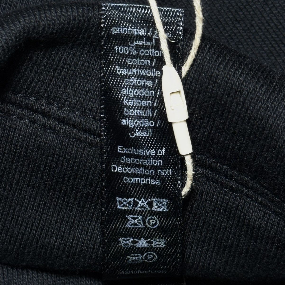 SKIMS SKIMS Boyfriend Fleece Oversized Trench Coat in Onyx Size S / US 4 / IT 40 - 4 Thumbnail