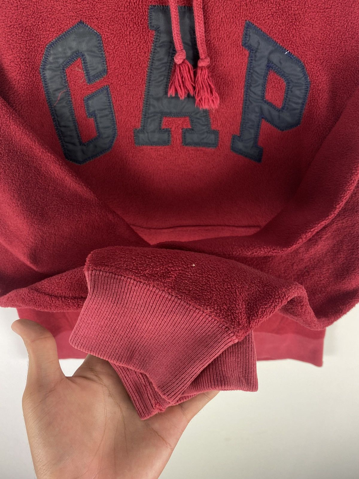 Gap Vintage Y2K GAP Fleece Sweatshirt Hoodie Embroidery Logo Size US XS / EU 42 / 0 - 10 Thumbnail