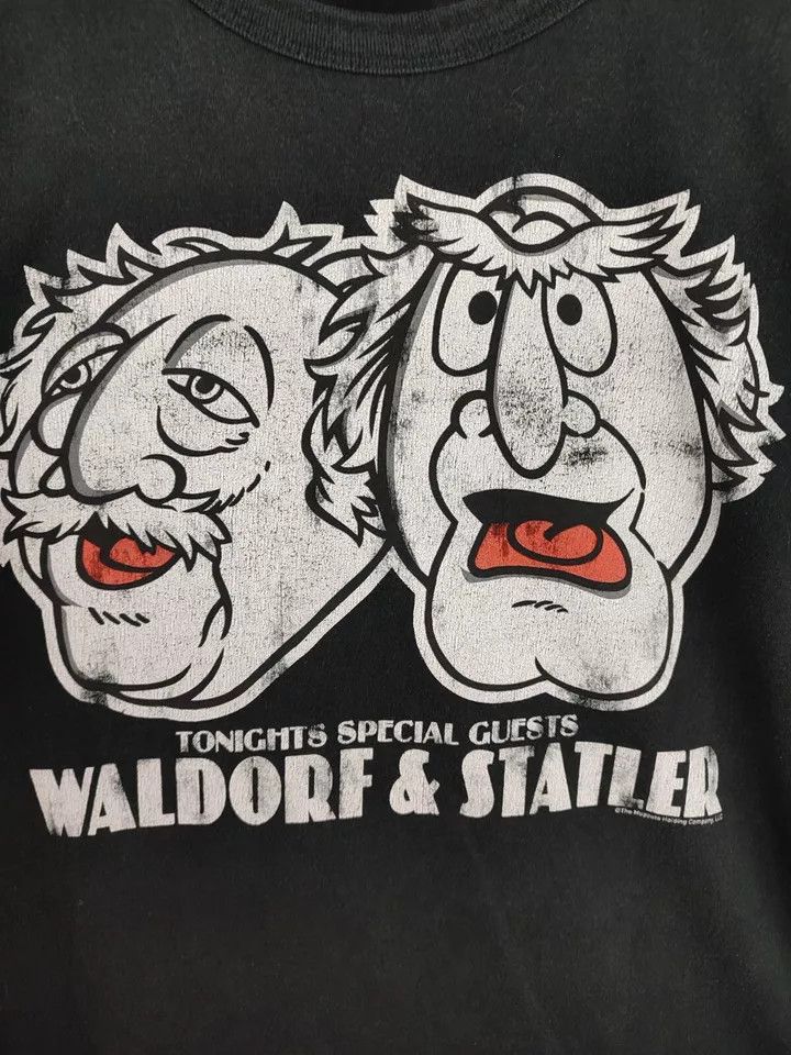 Vintage VTG 90s Muppets Statler & Waldorf T-Shirt Mens Large size L Size US L / EU 52-54 / 3 - 5 Thumbnail
