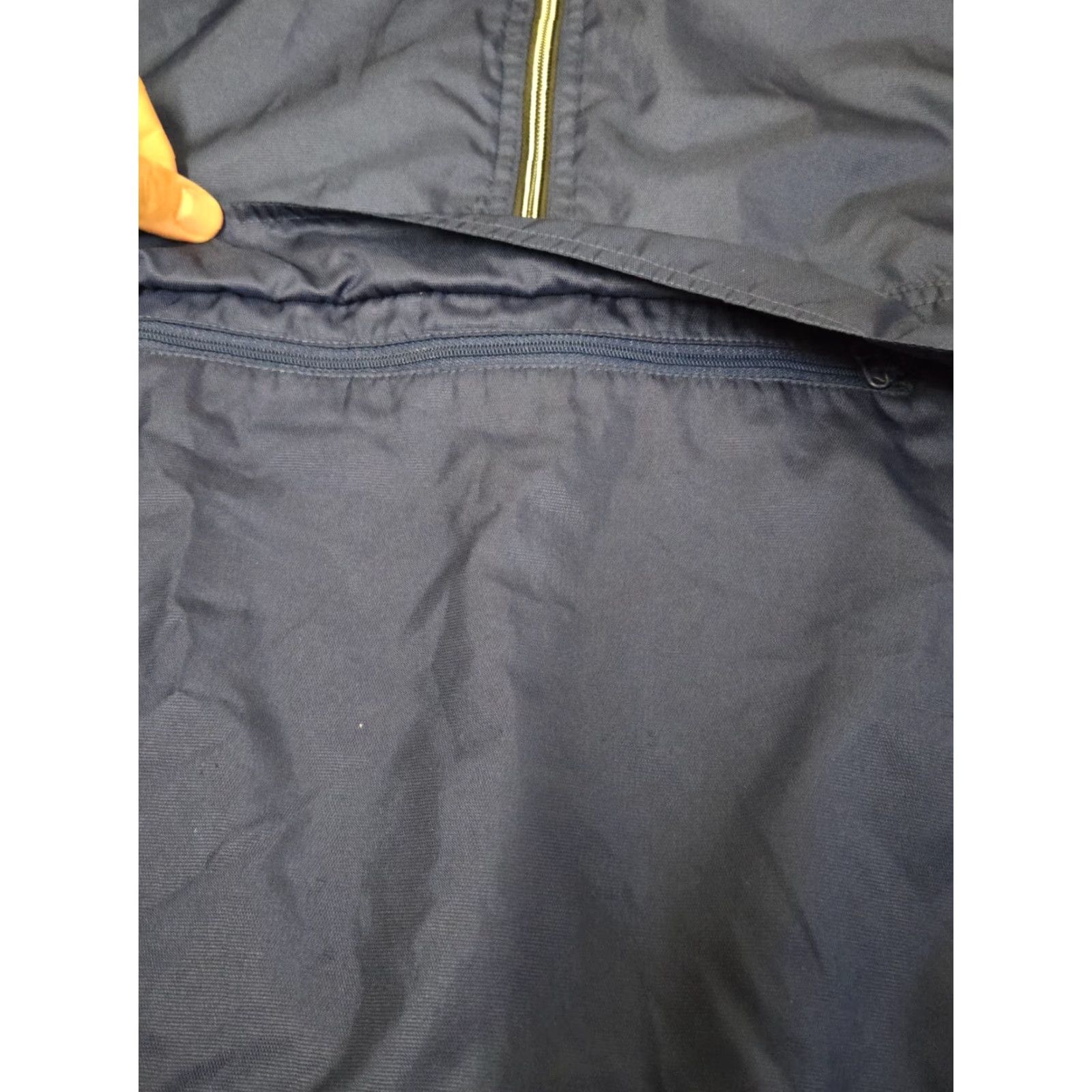 Nike VINTAGE Nike Windbreaker Jacket Nylon 1/4 Zip Blue White Size Medium Mens Casual Activewear Jacket Size US M / EU 48-50 / 2 - 5 Thumbnail