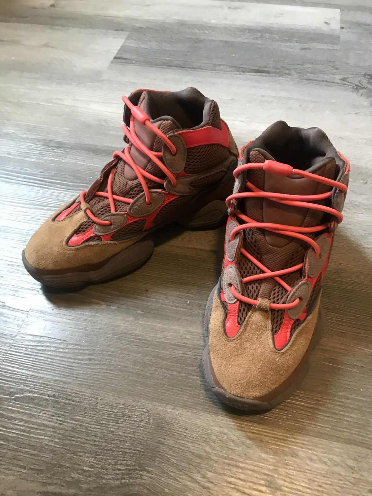 Yeezy Adidas Yeezy high top sneaker 500 sumac Size US 10.5 / EU 43-44 - 1 Thumbnail