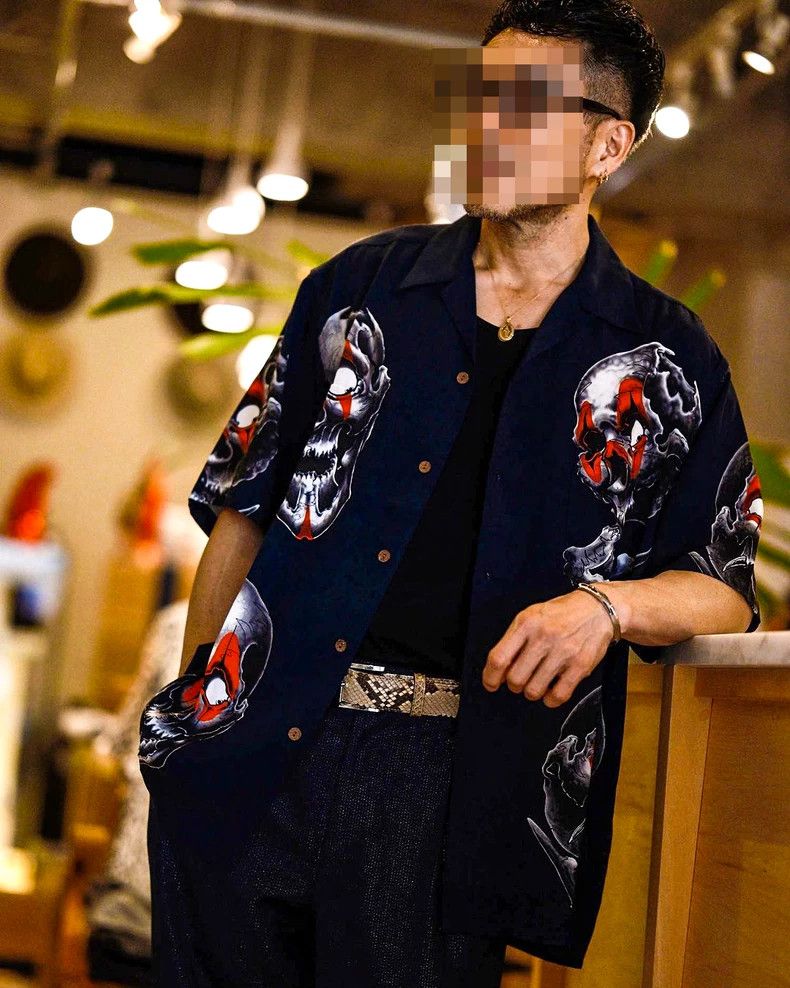 Wacko Maria WACKO MARIA 56 Tattoo Shirt 22ss Short Sleeve Shirt, Japan Size US M / EU 48-50 / 2 - 7 Thumbnail