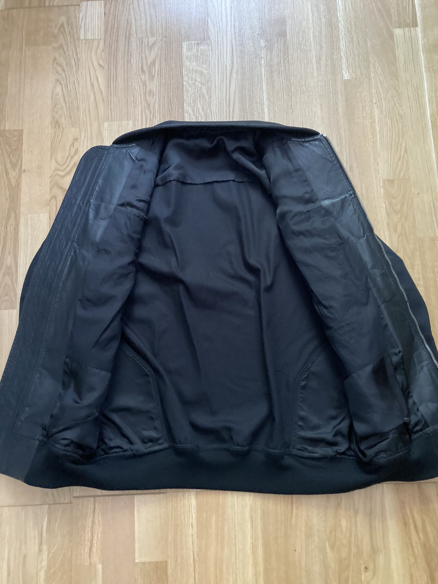 Rick Owens Runway S/S 16 "CYCLOPS" Patchwork Bomber Jacket Rick Owens Size US M / EU 48-50 / 2 - 16 Thumbnail